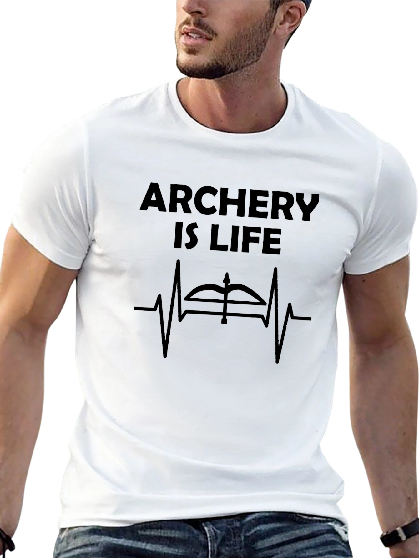 Archery Is Life T-Shirt Bow and Arrow Design