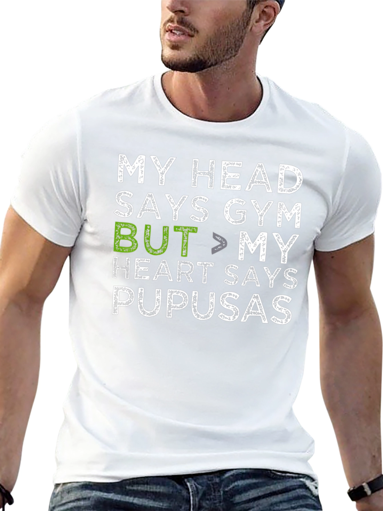 Gym vs Pupusas Graphic Tee