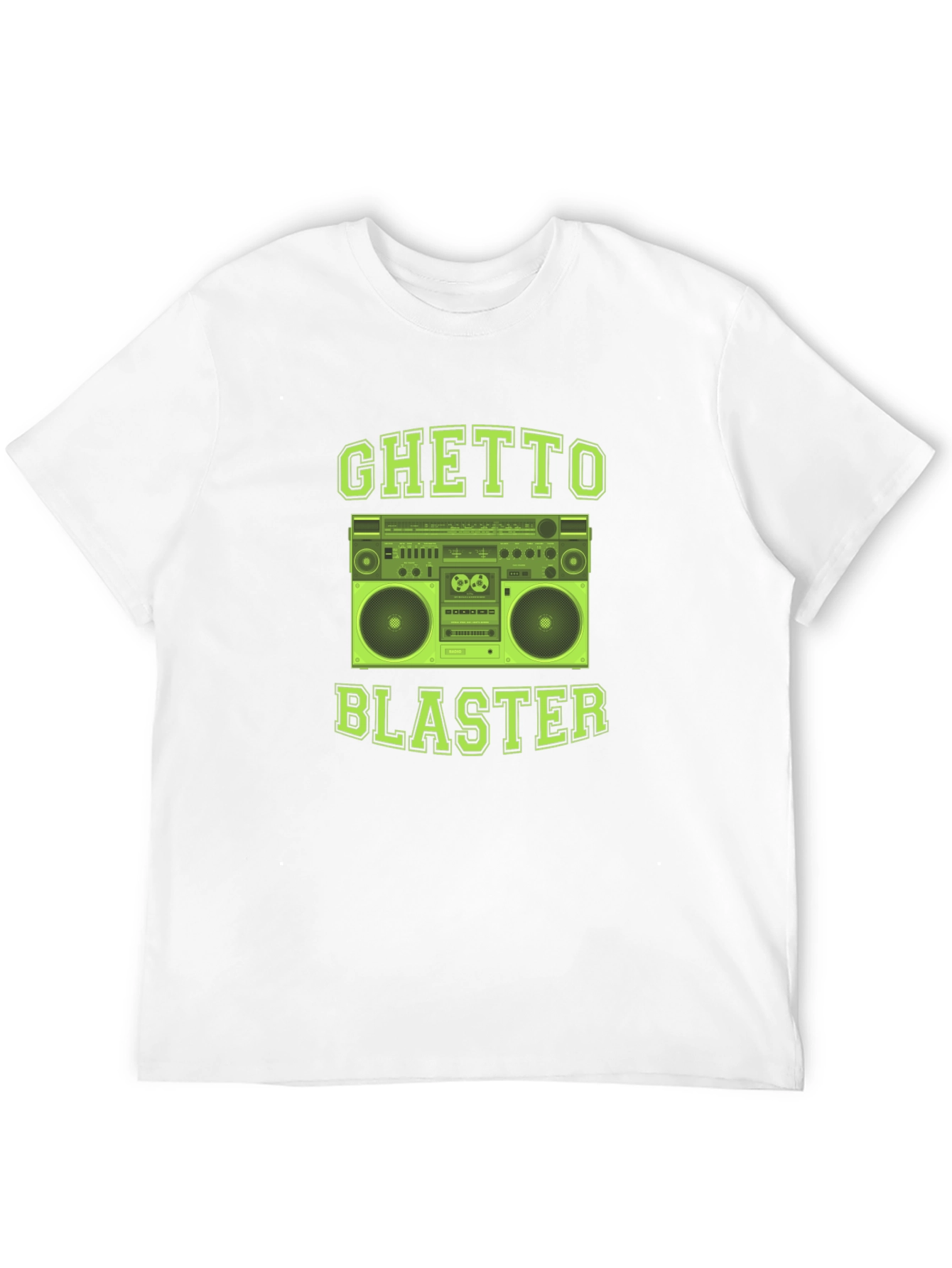 Ghetto Blaster Graphic Tee - Retro Boombox T-Shirt