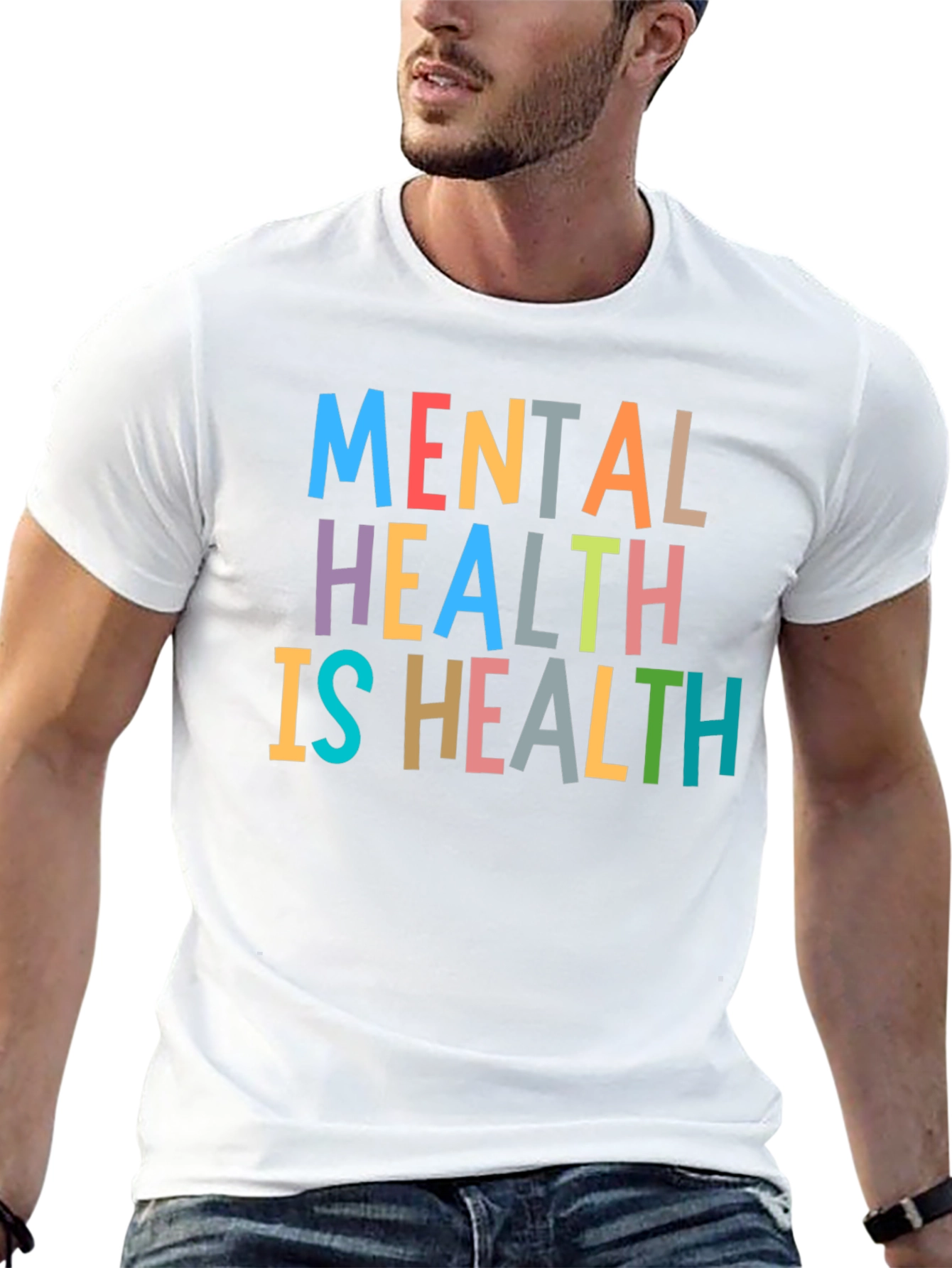 Mental Health Awareness Black T-Shirt