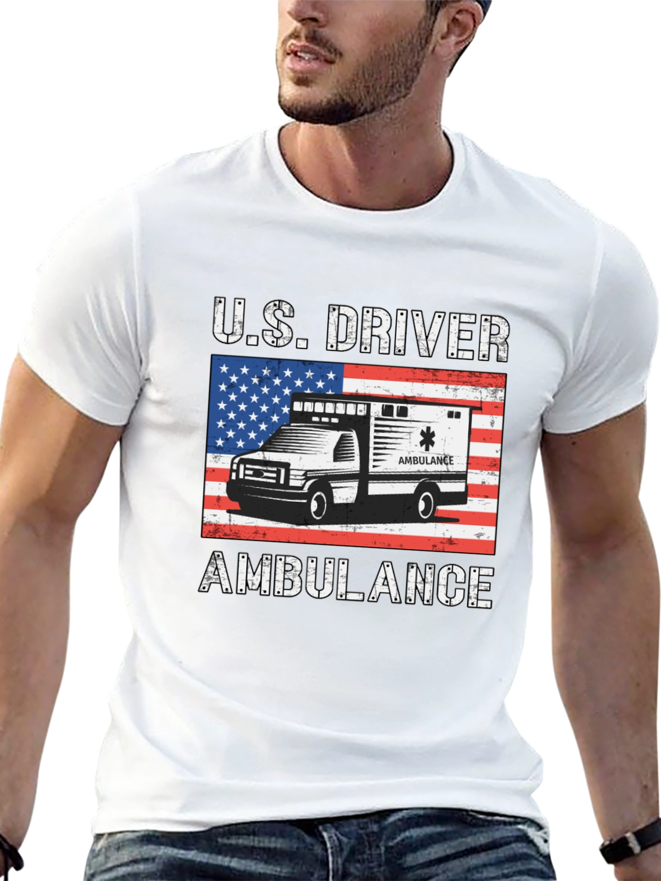 U.S. Driver Ambulance Graphic Tee