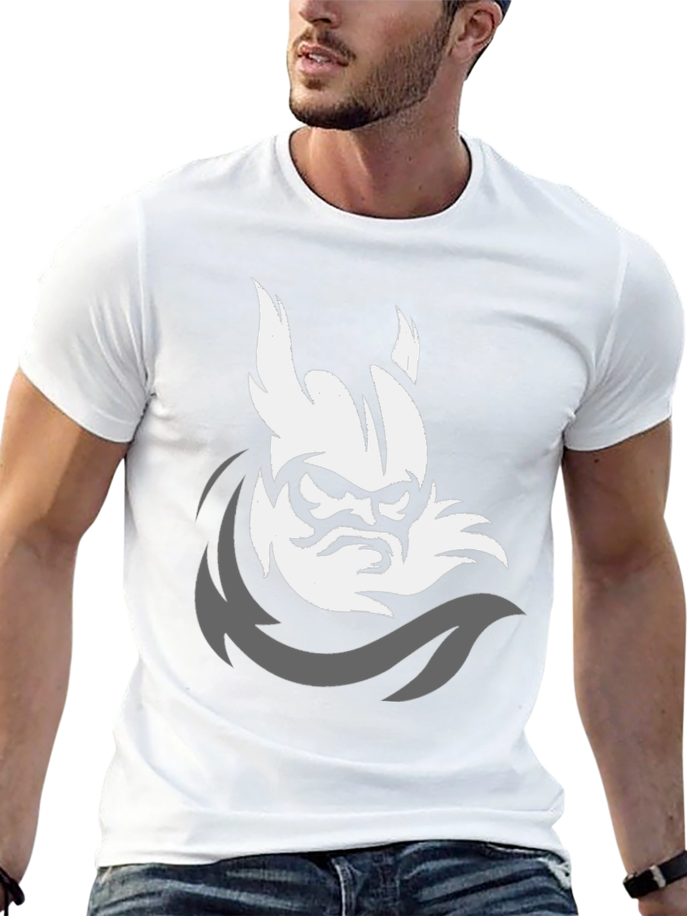 Viking Warrior Graphic Tee - Mens Black T-Shirt