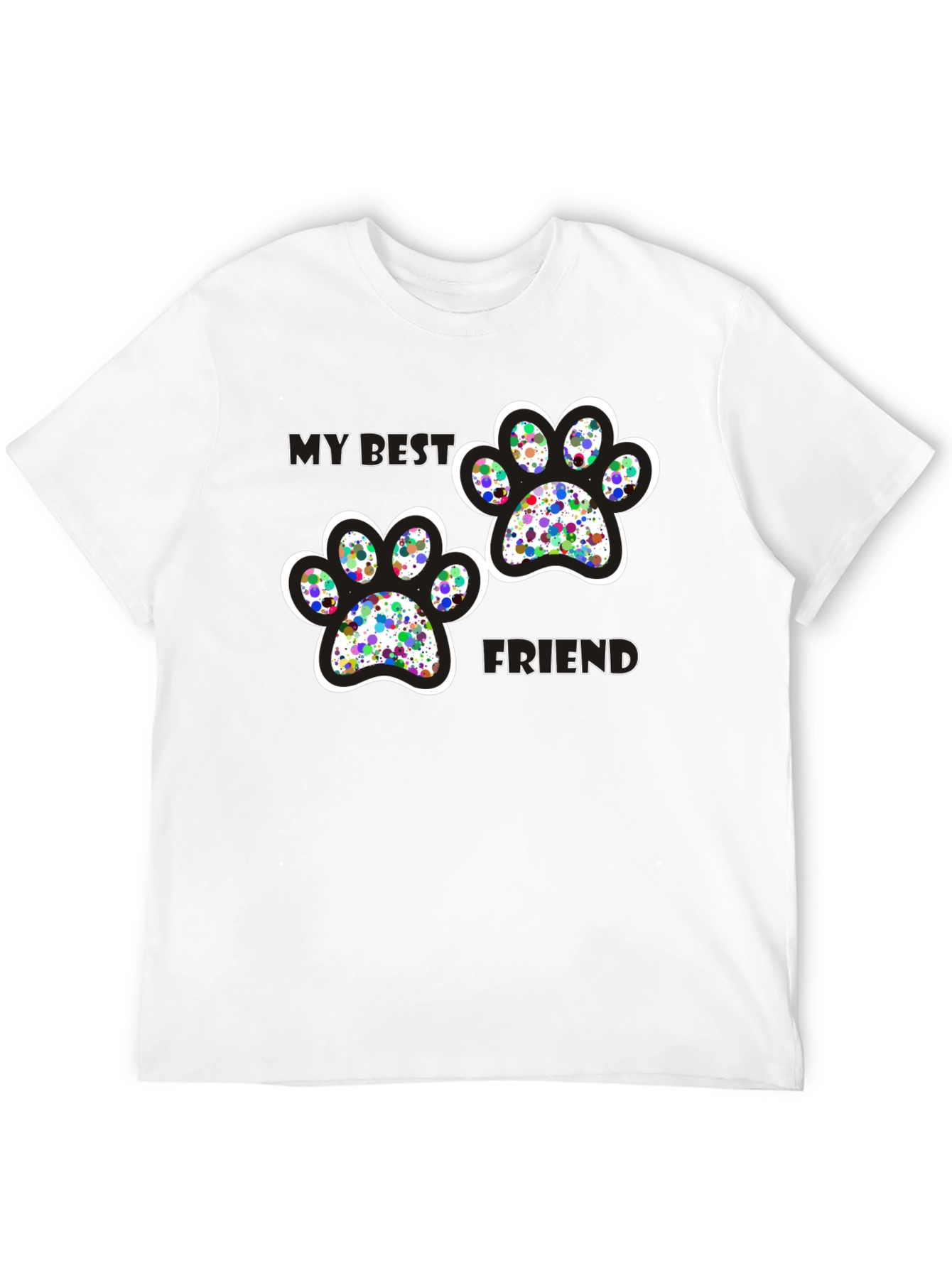My Best Friend Paw Print T-Shirt