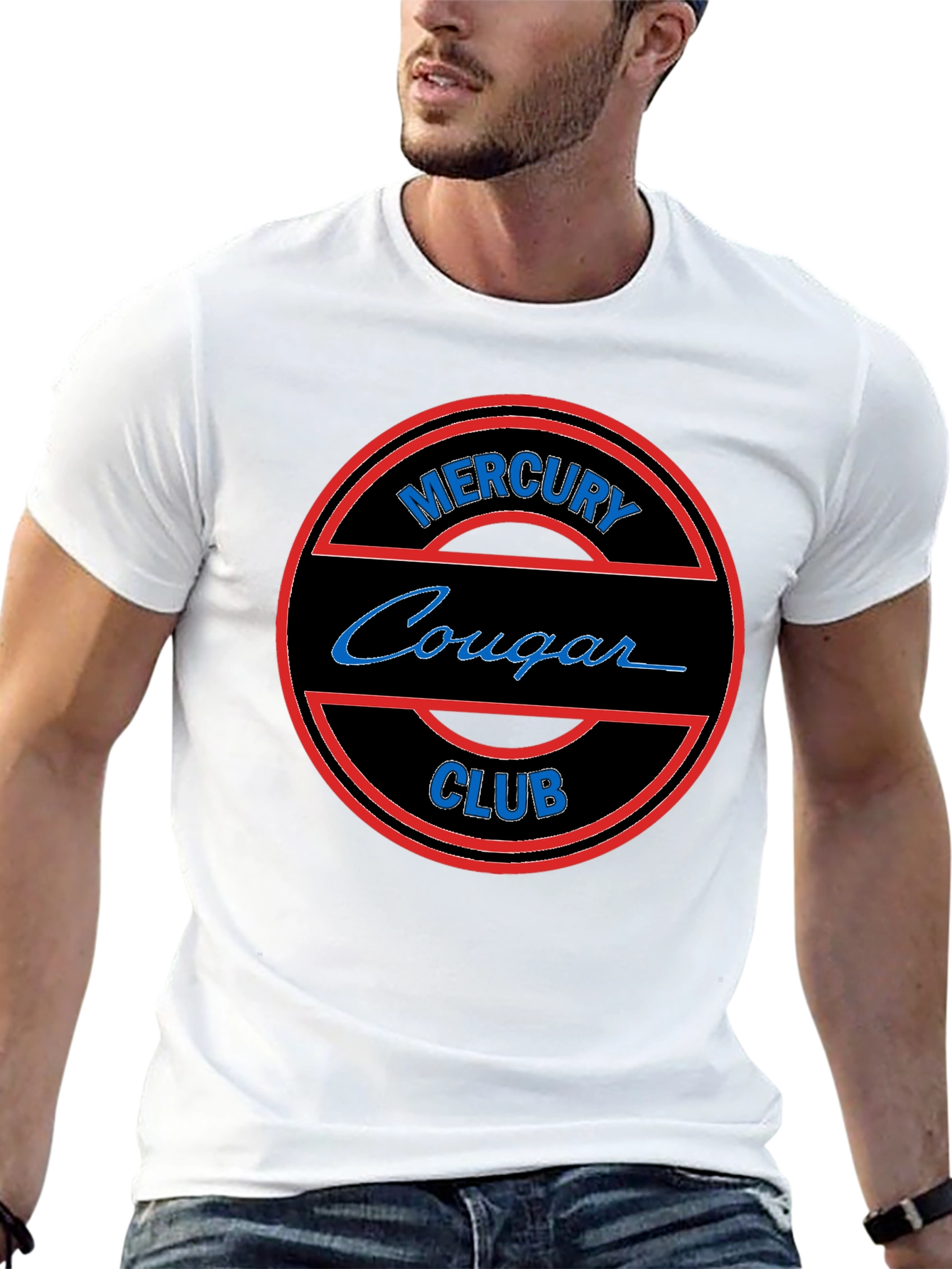 Mercury Cougar Club Tee - Retro Car Enthusiast T-Shirt