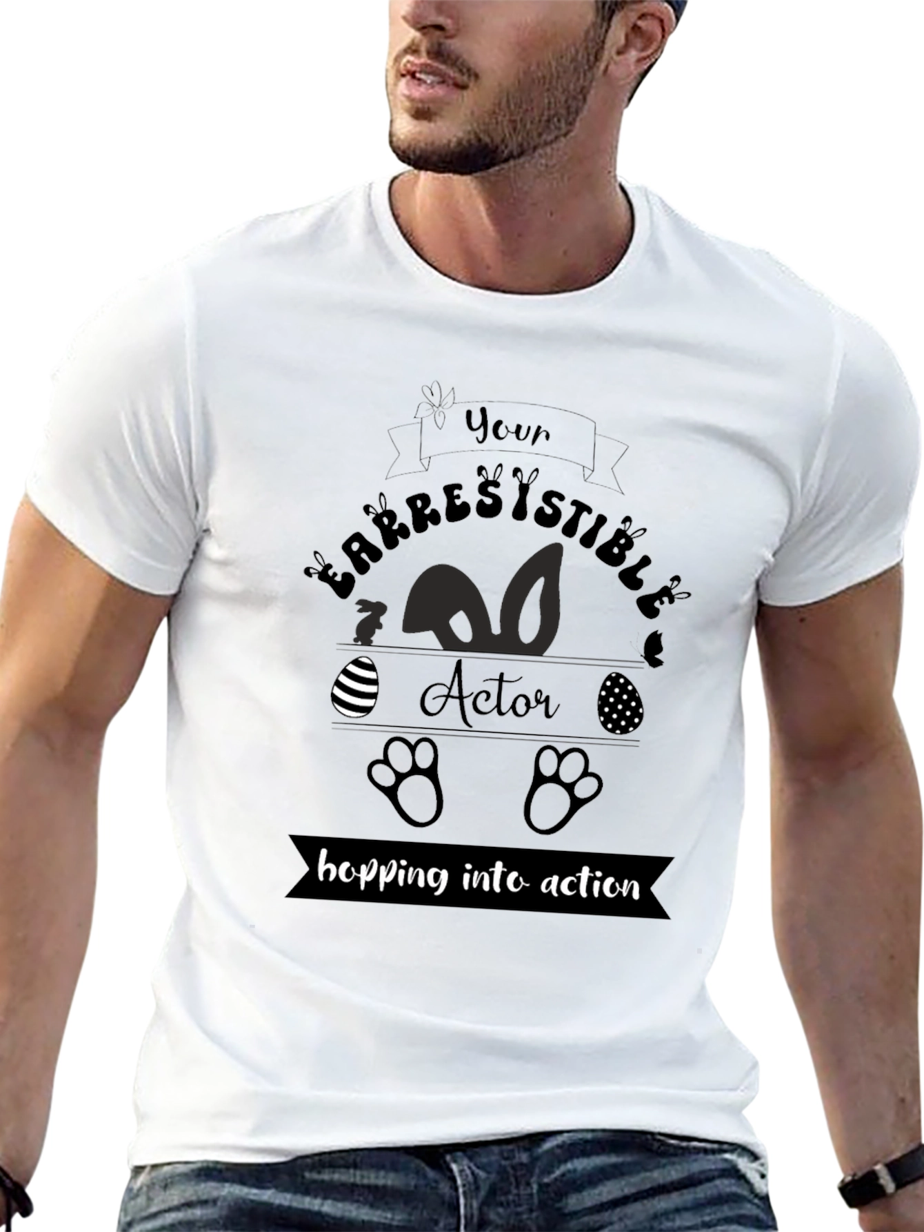 Irresistible Actor Easter Bunny T-Shirt
