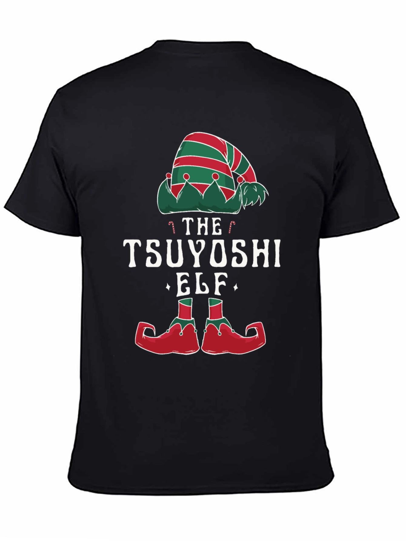 Tsuyoshi The Elf Graphic T-Shirt - Christmas Holiday Tee