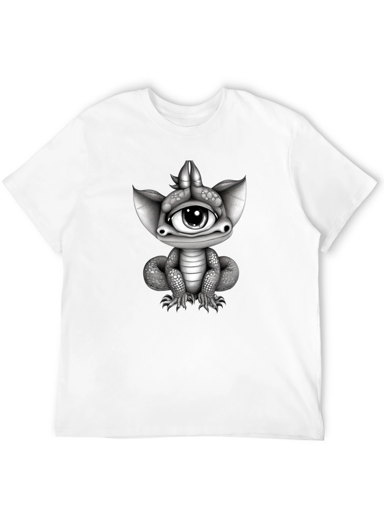 One-Eyed Dragon Graphic T-Shirt - Unique Creature Tee