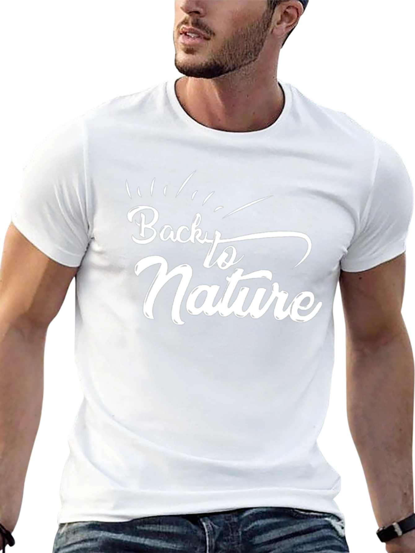 Back to Nature Graphic Tee - Black Unisex T-Shirt