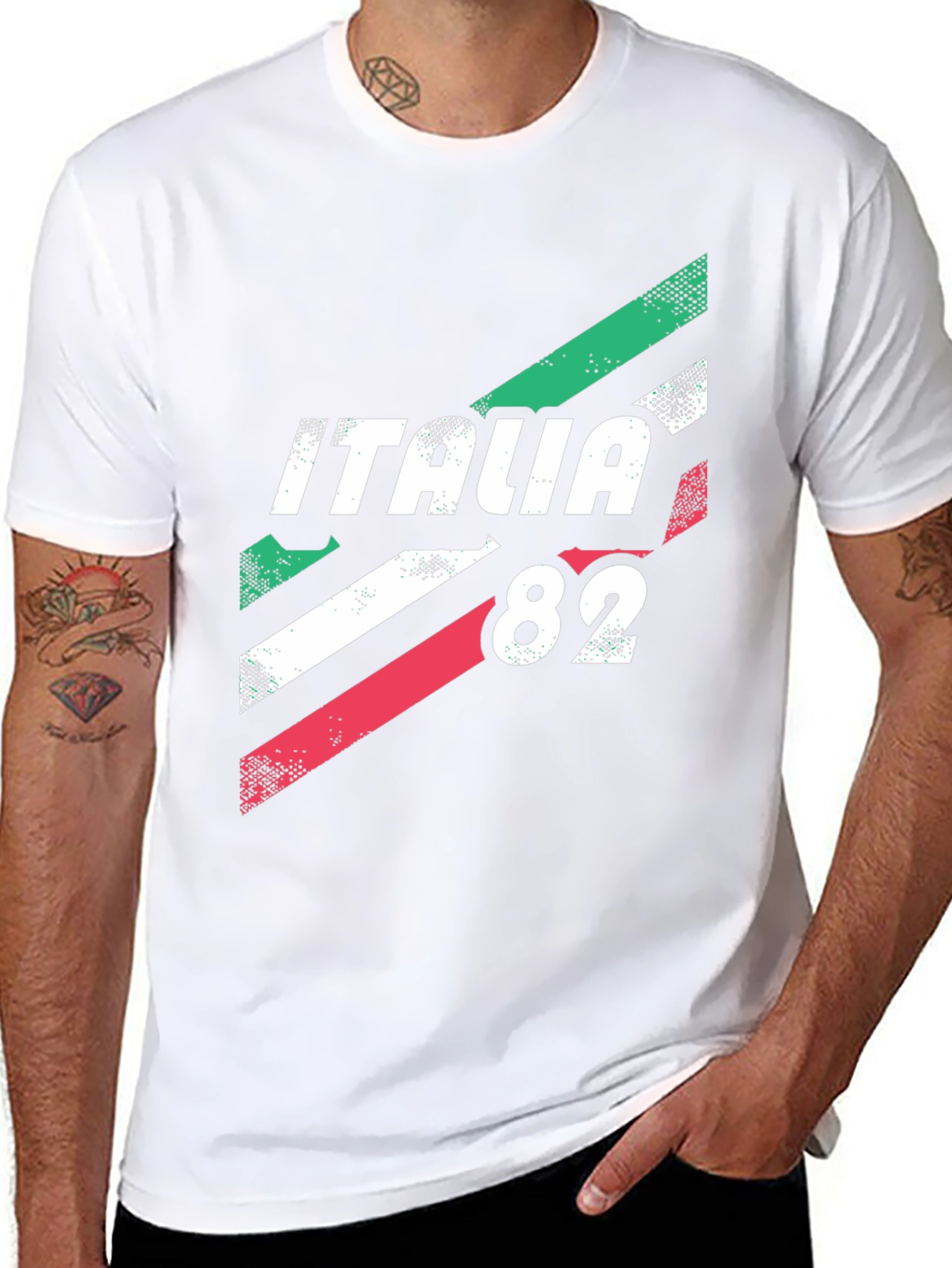 Italia 82 Graphic Tee - Retro Italian Pride