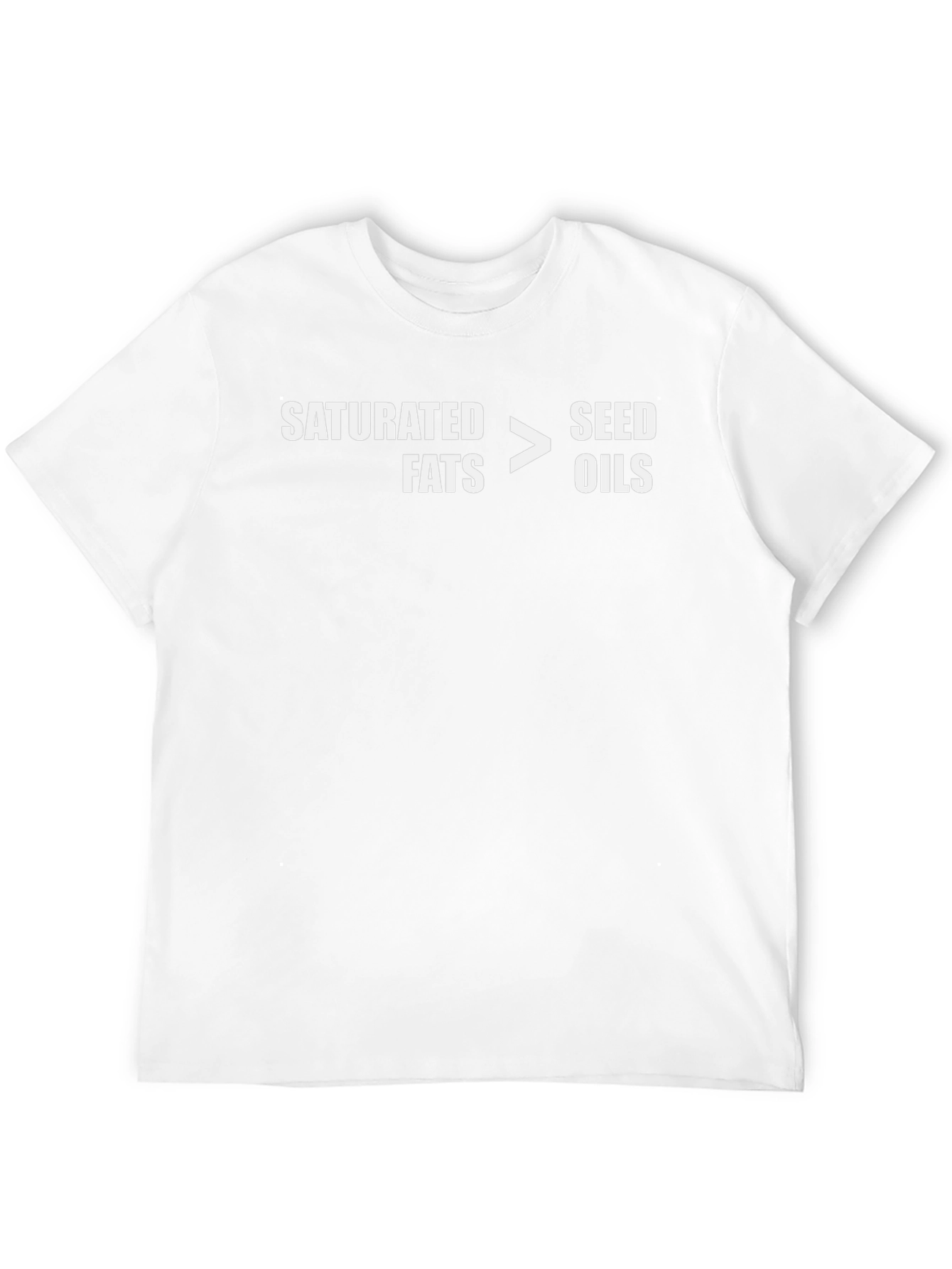 Saturated Fats > Seed Oils Graphic T-Shirt