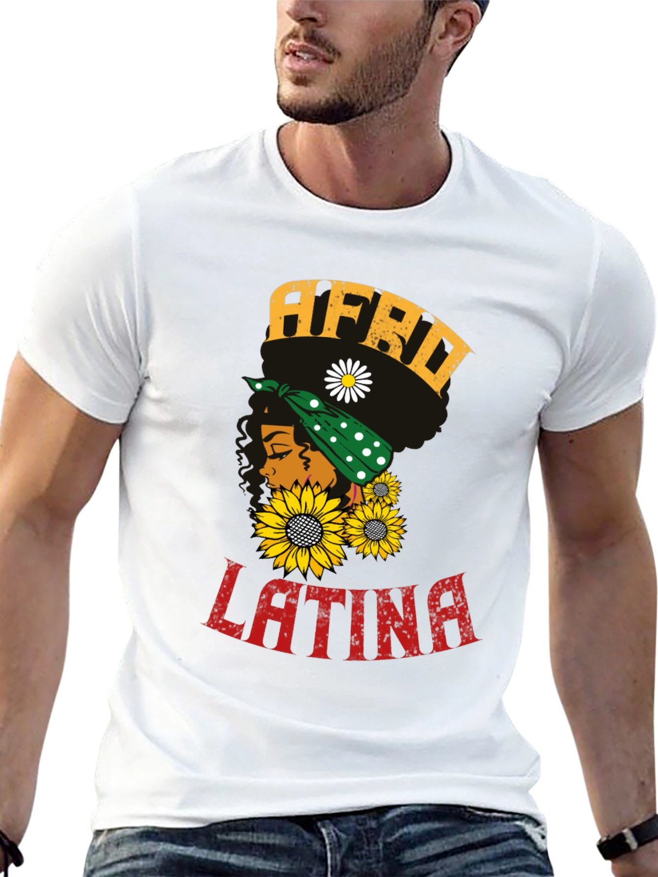Afro Latina Graphic T-Shirt - Stylish Unisex Tee