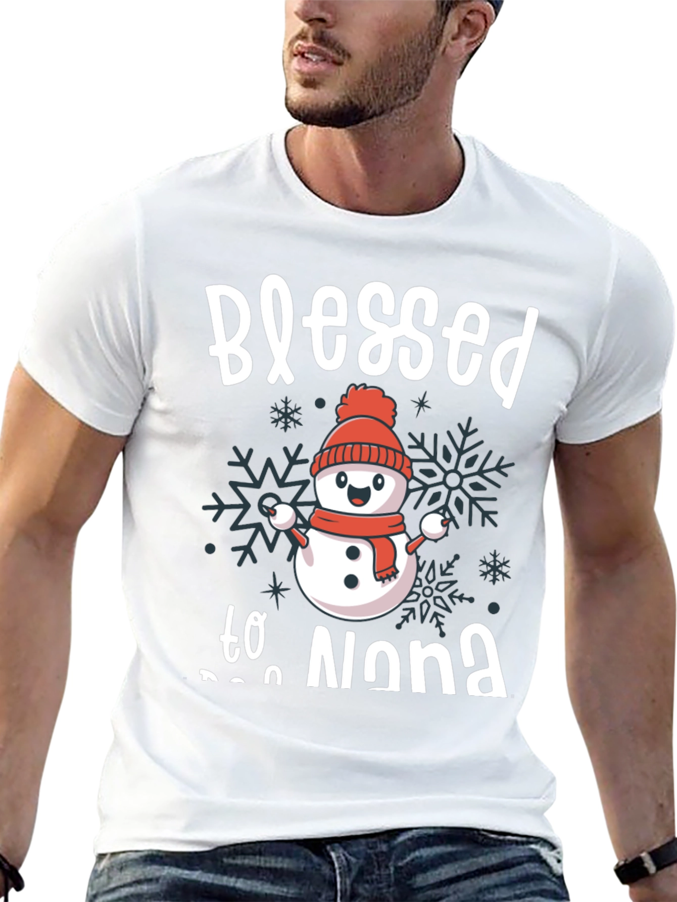 Blessed to be Nona Snowman T-Shirt