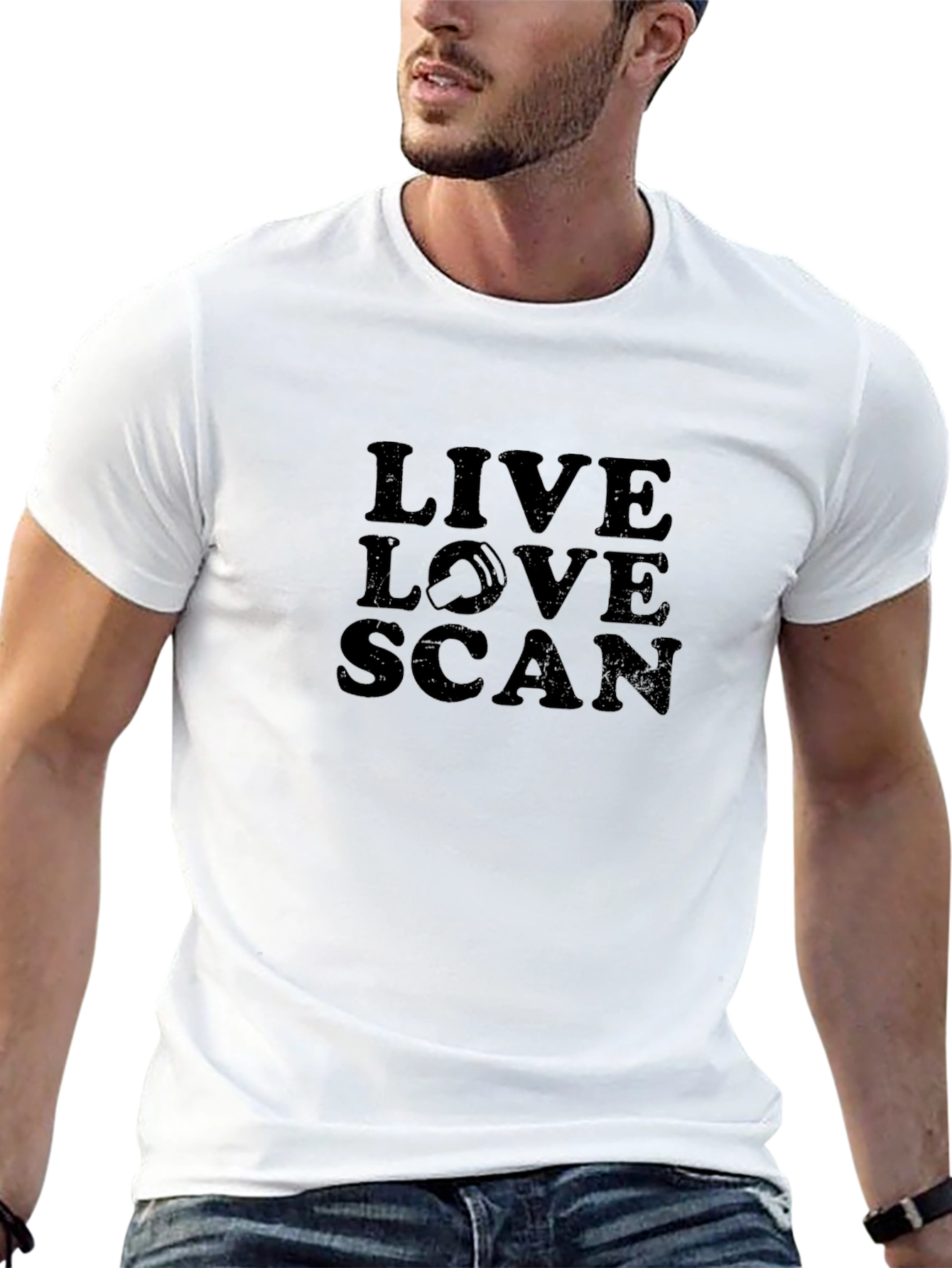 Live Love Scan T-Shirt - Radiography Tee