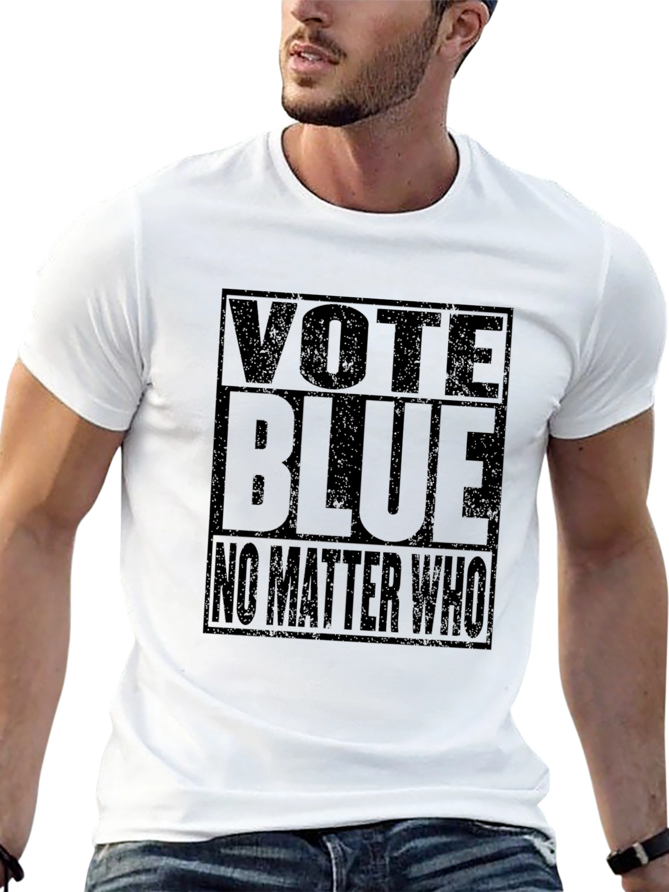 Vote Blue No Matter Who Graphic T-Shirt