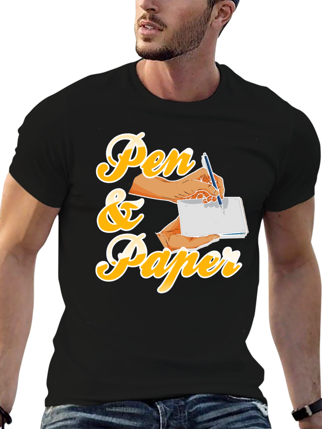Pen & Paper Graphic T-Shirt