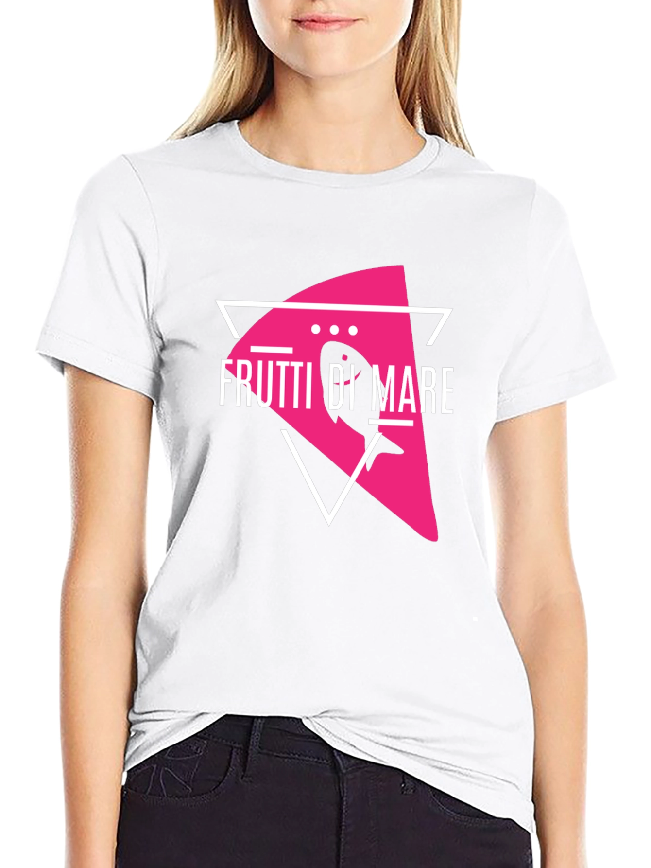 Frutti di Mare Black T-Shirt - Sea Food Design