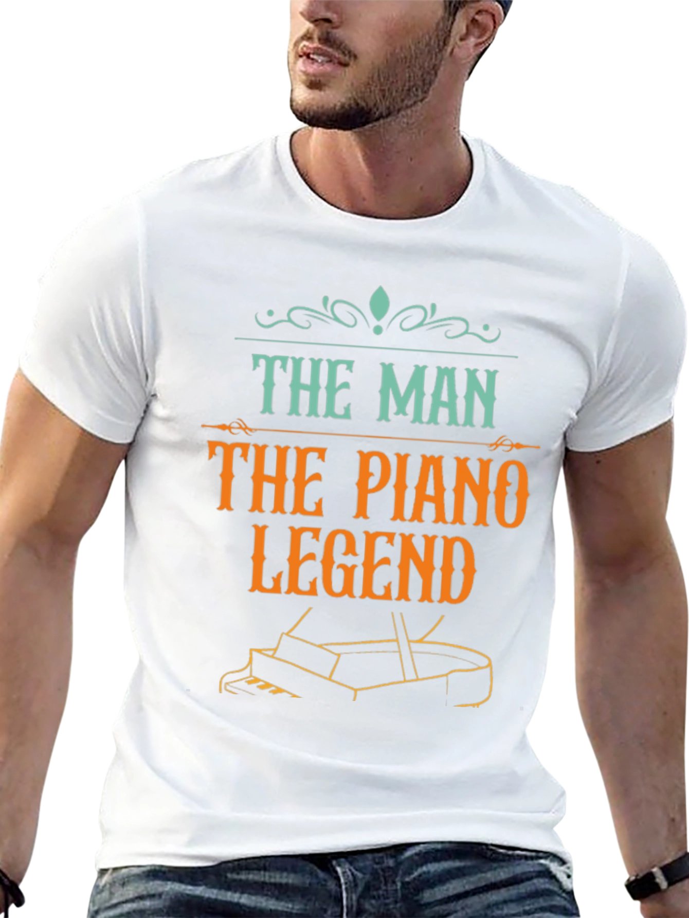 The Piano Legend T-Shirt - Musician Tee