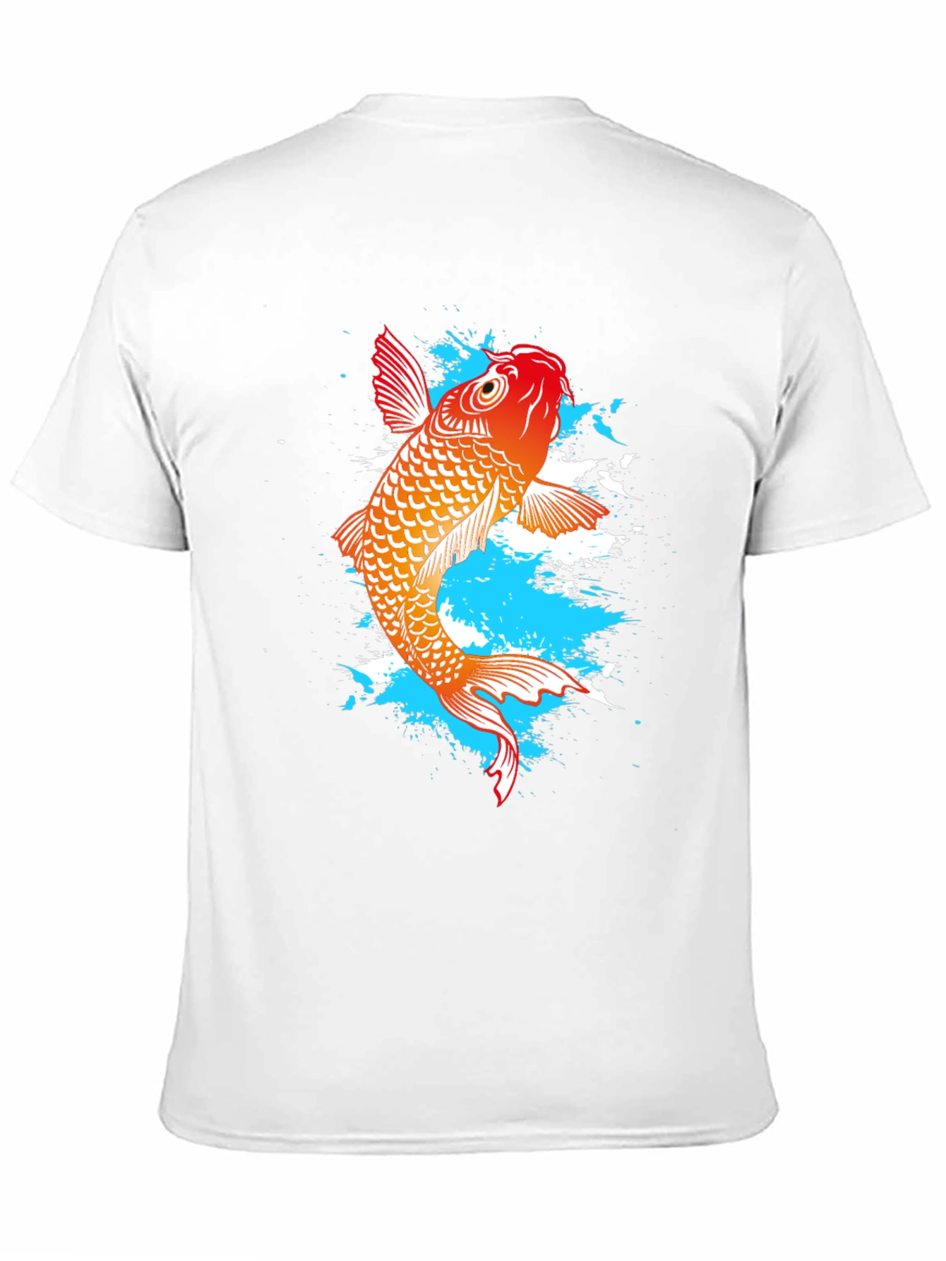 Koi Fish Graphic T-Shirt - Artistic Design