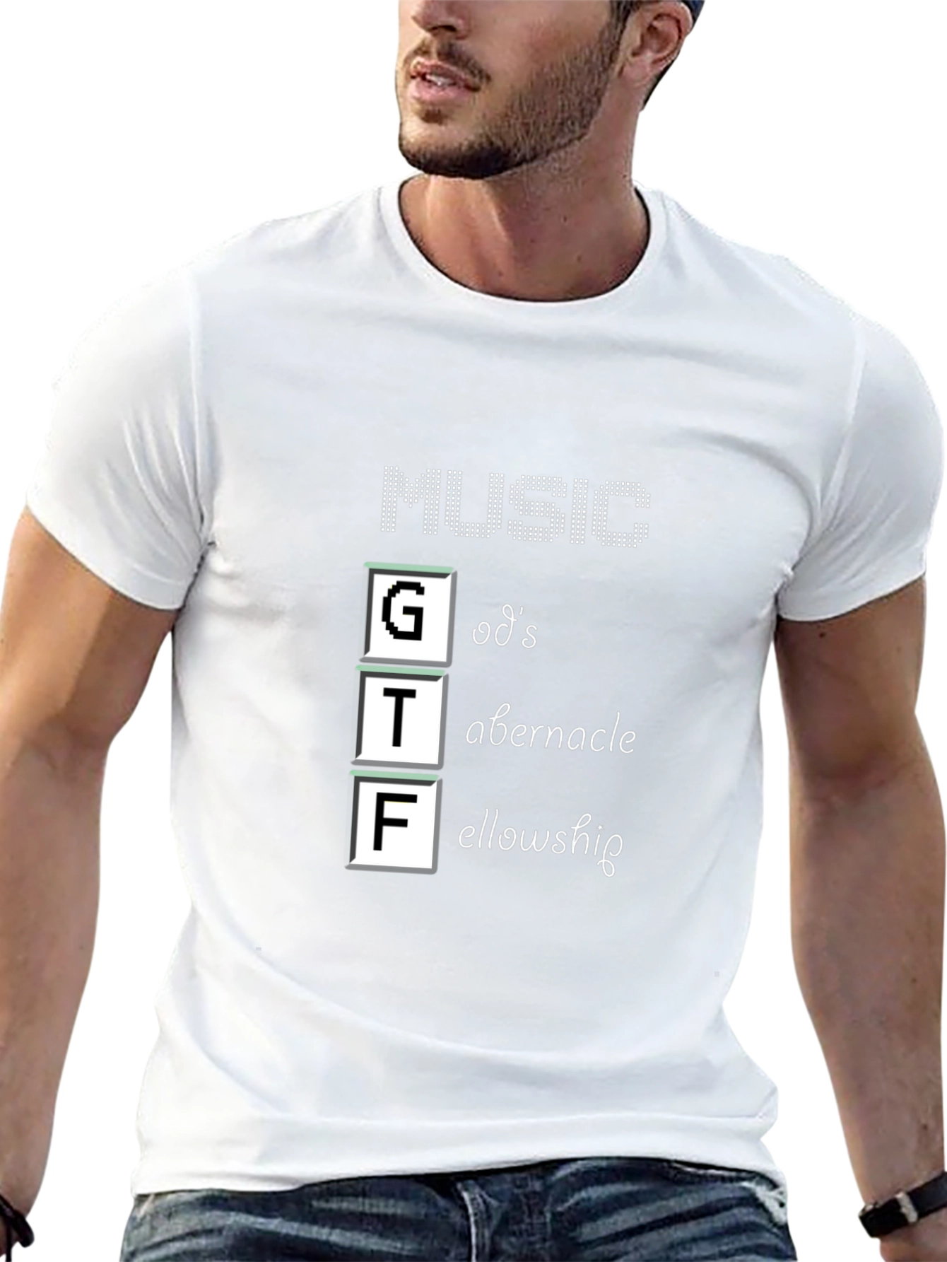 GTF Music Graphic Tee - Gods Tabernacle Fellowship