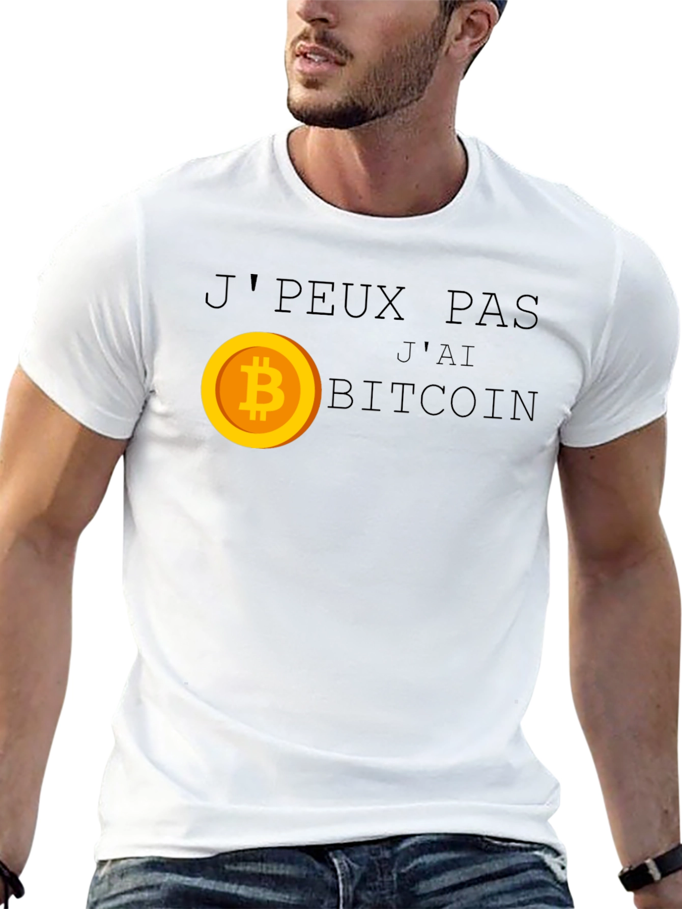 JPeux Pas Jai Bitcoin Graphic T-Shirt