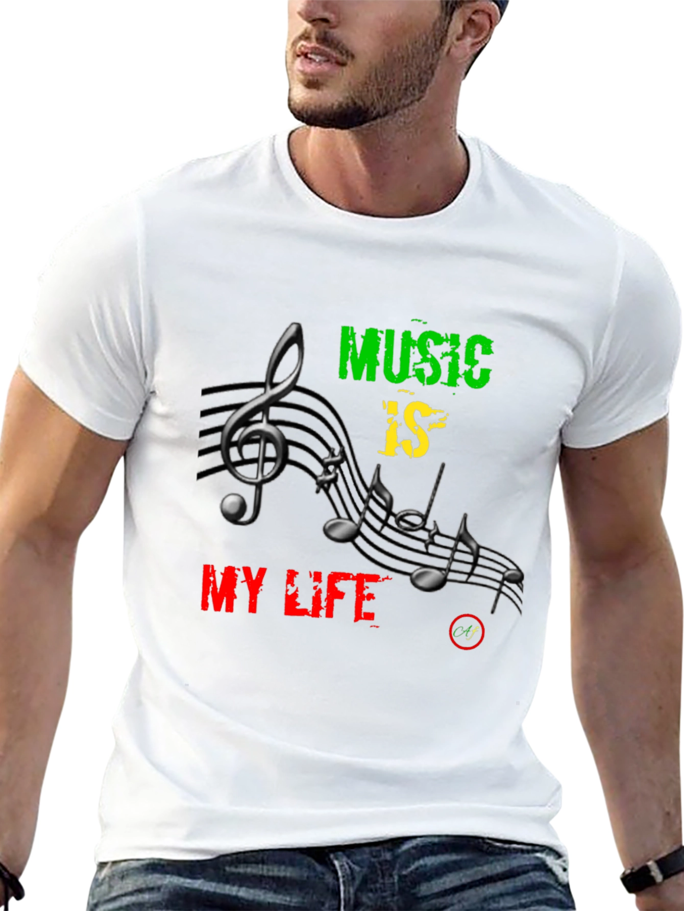 Music Is My Life Graphic T-Shirt