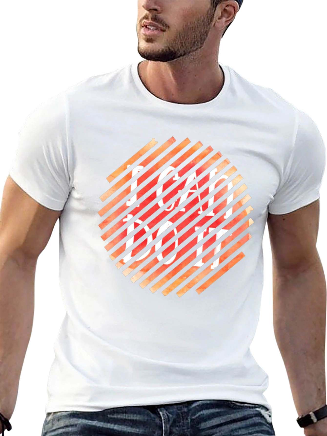 Bold Graphic Print Tee - Cool Casual Style
