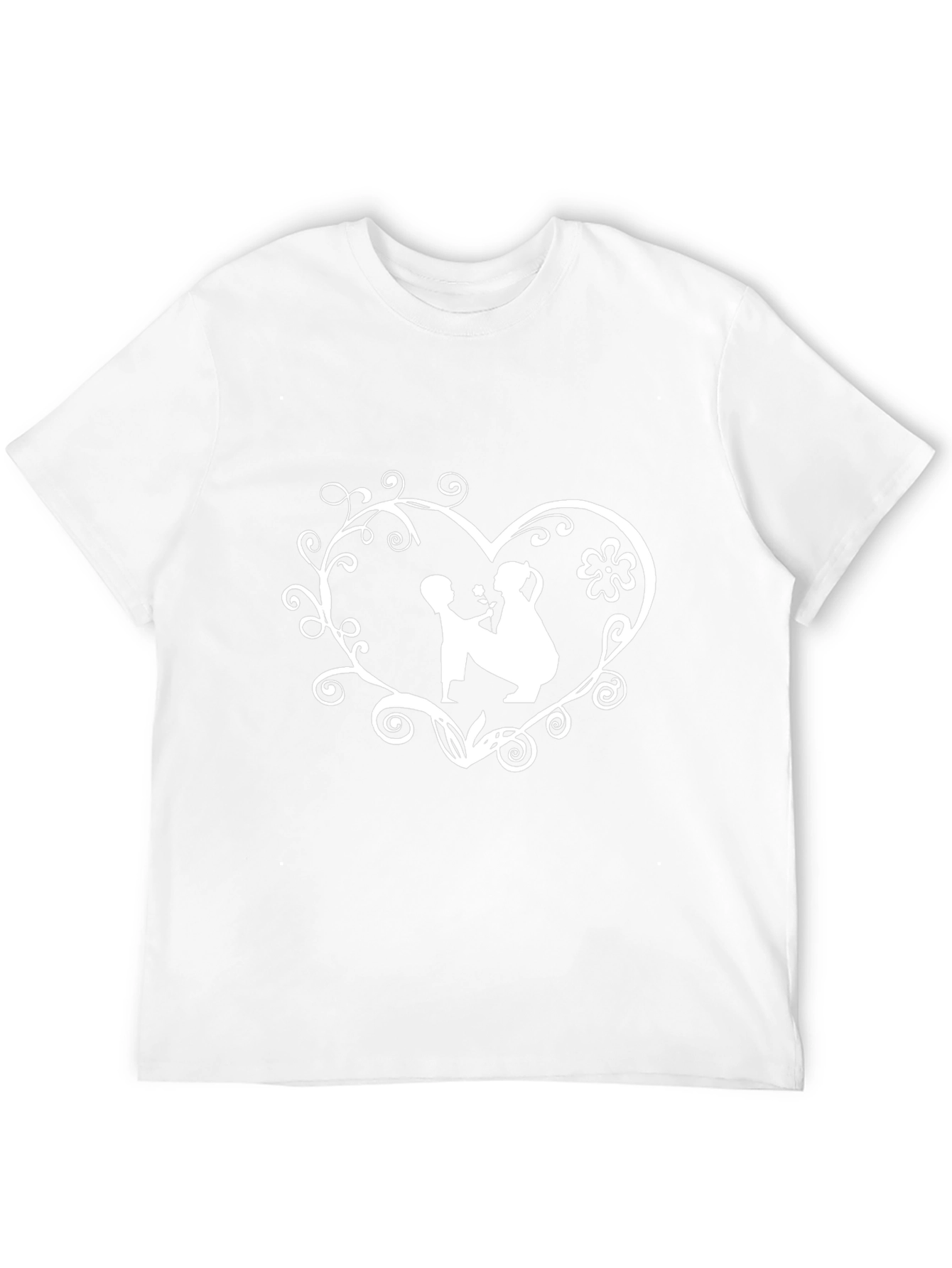 Mother and Child Heart Graphic T-Shirt