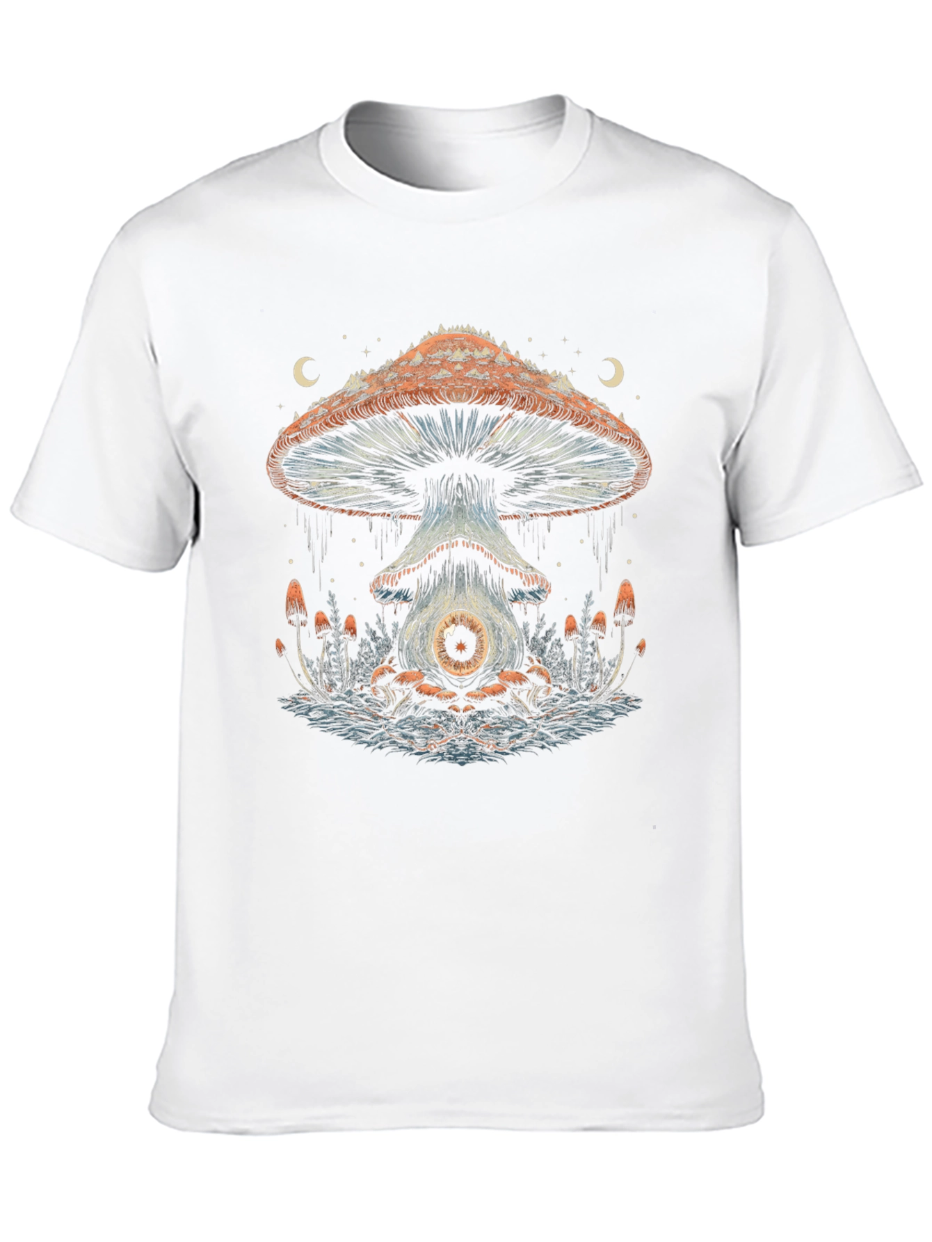 Mystic Mushroom T-Shirt - Psychedelic Eye Design