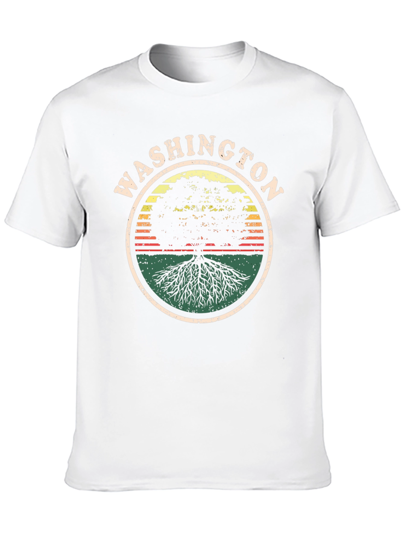 Washington Tree Graphic Tee - Black