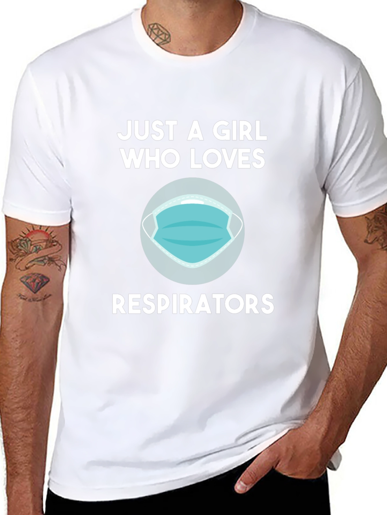 Just a Girl Who Loves Respirators T-Shirt