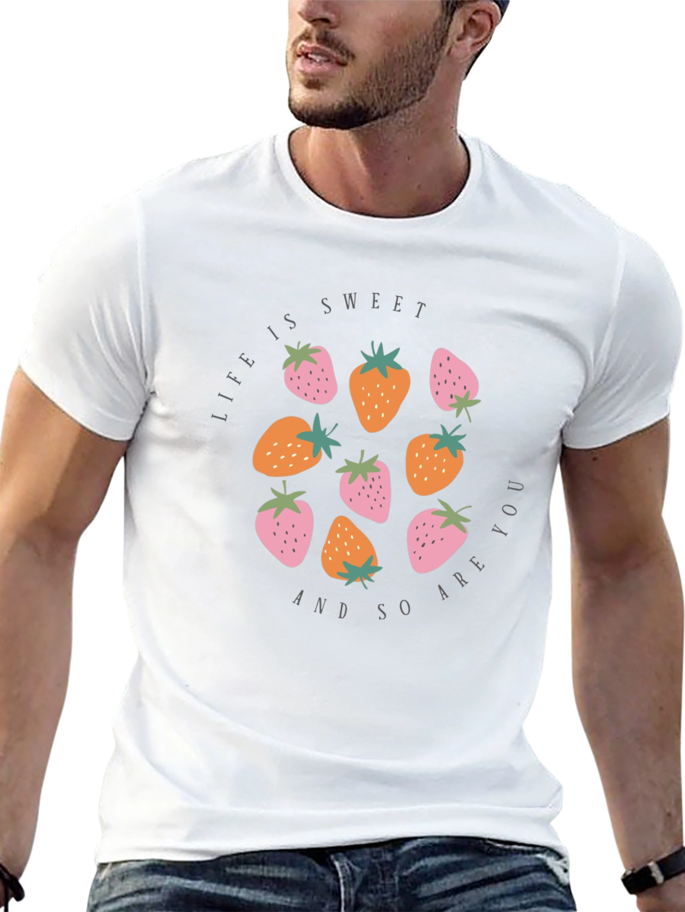 Strawberry Life Sweet Graphic Tee