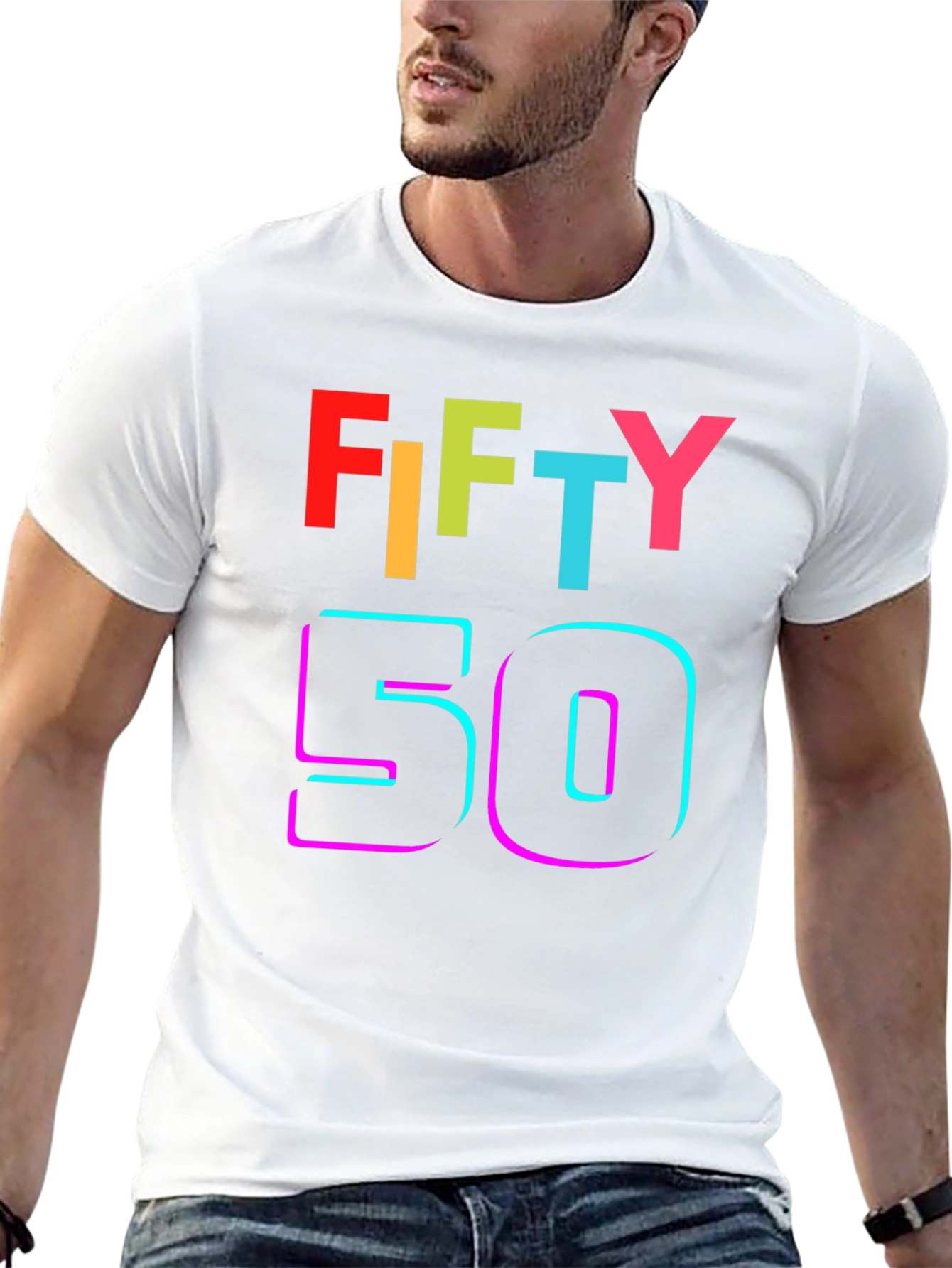 Fifty Birthday Graphic T-Shirt