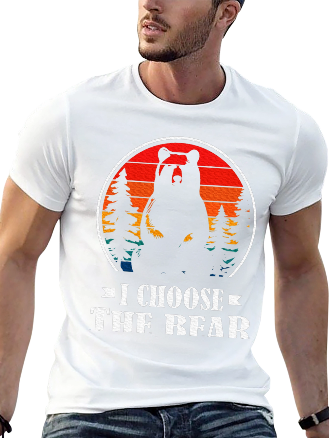 I Choose The Bear Graphic Tee