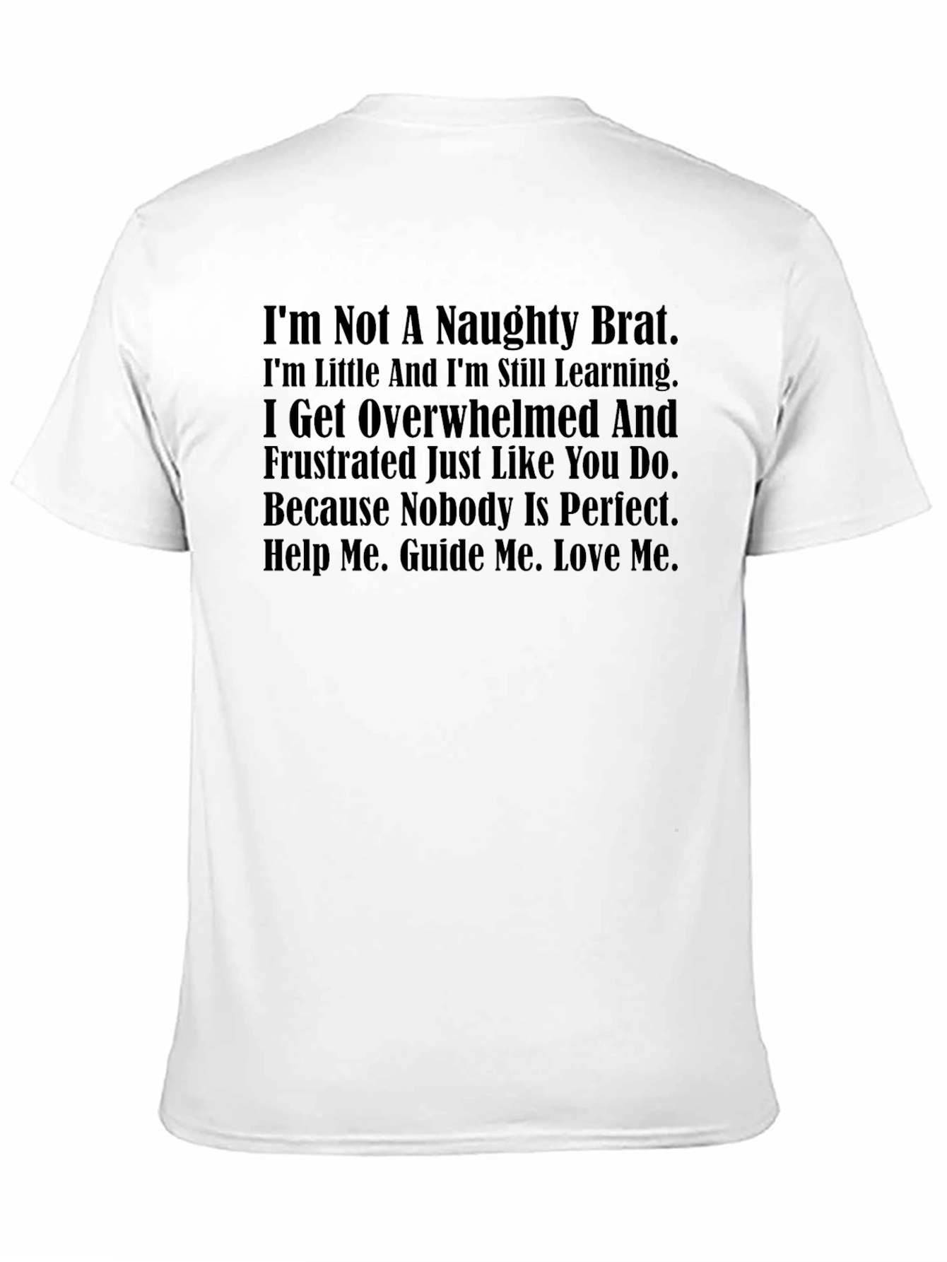 Emotional Support Black T-Shirt