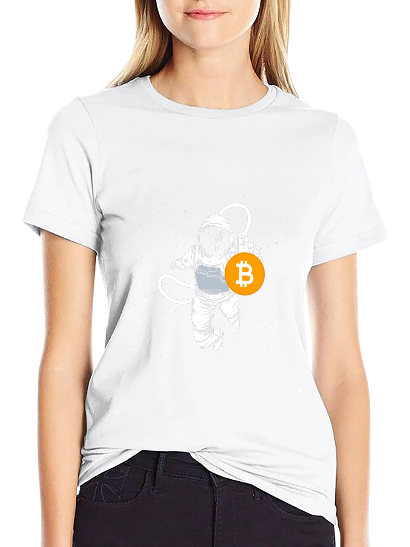 Bitcoin Astronaut Graphic T-Shirt