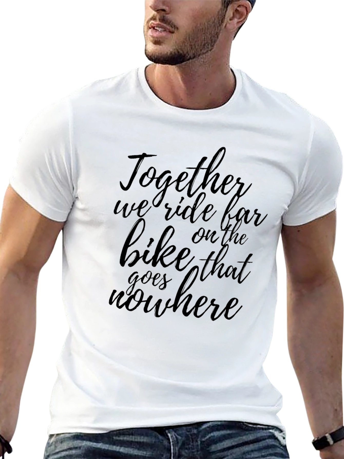 Together We Ride Black Graphic Tee