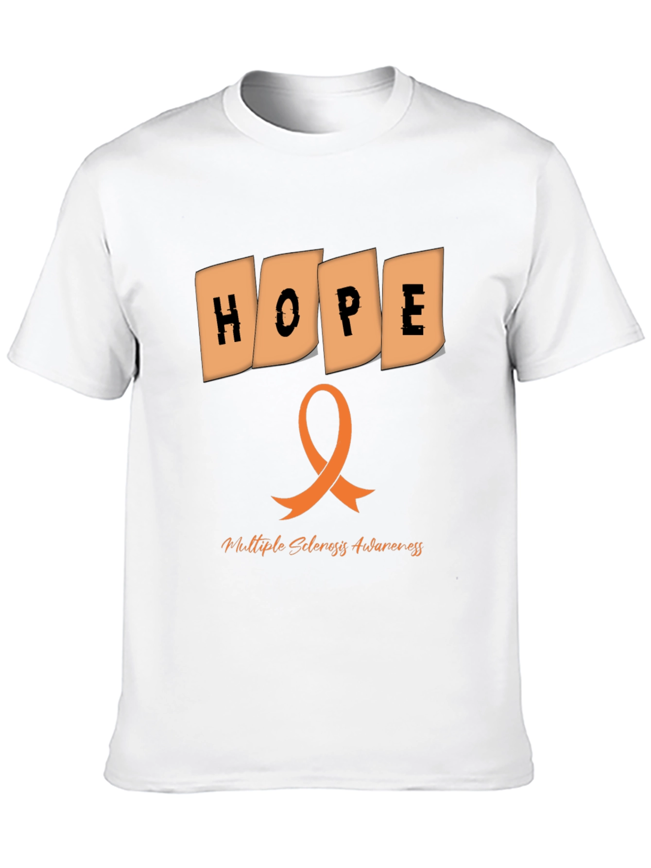 Multiple Sclerosis Awareness Hope Ribbon T-Shirt