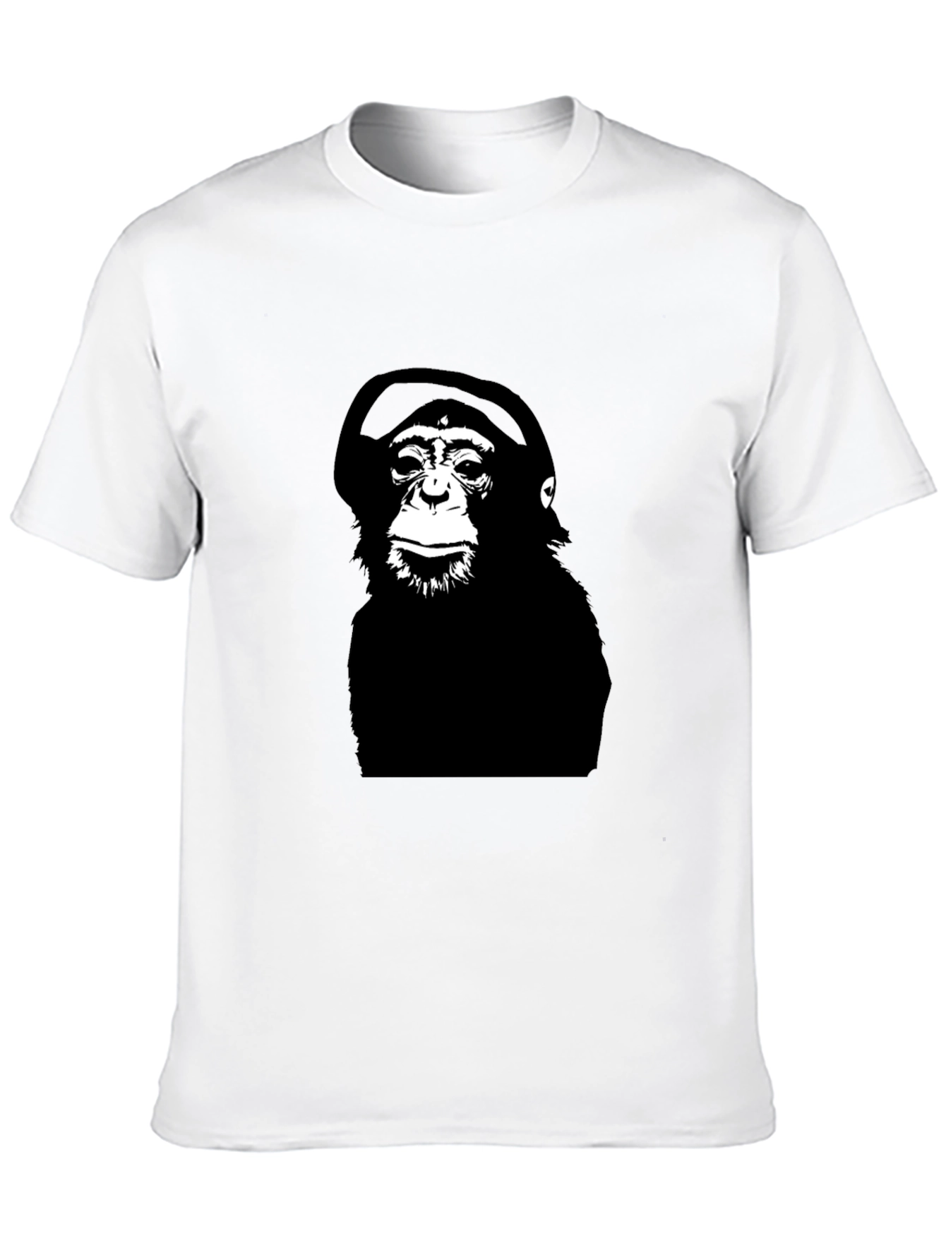 Chimpanzee Graphic T-Shirt - Cool DJ Monkey Tee