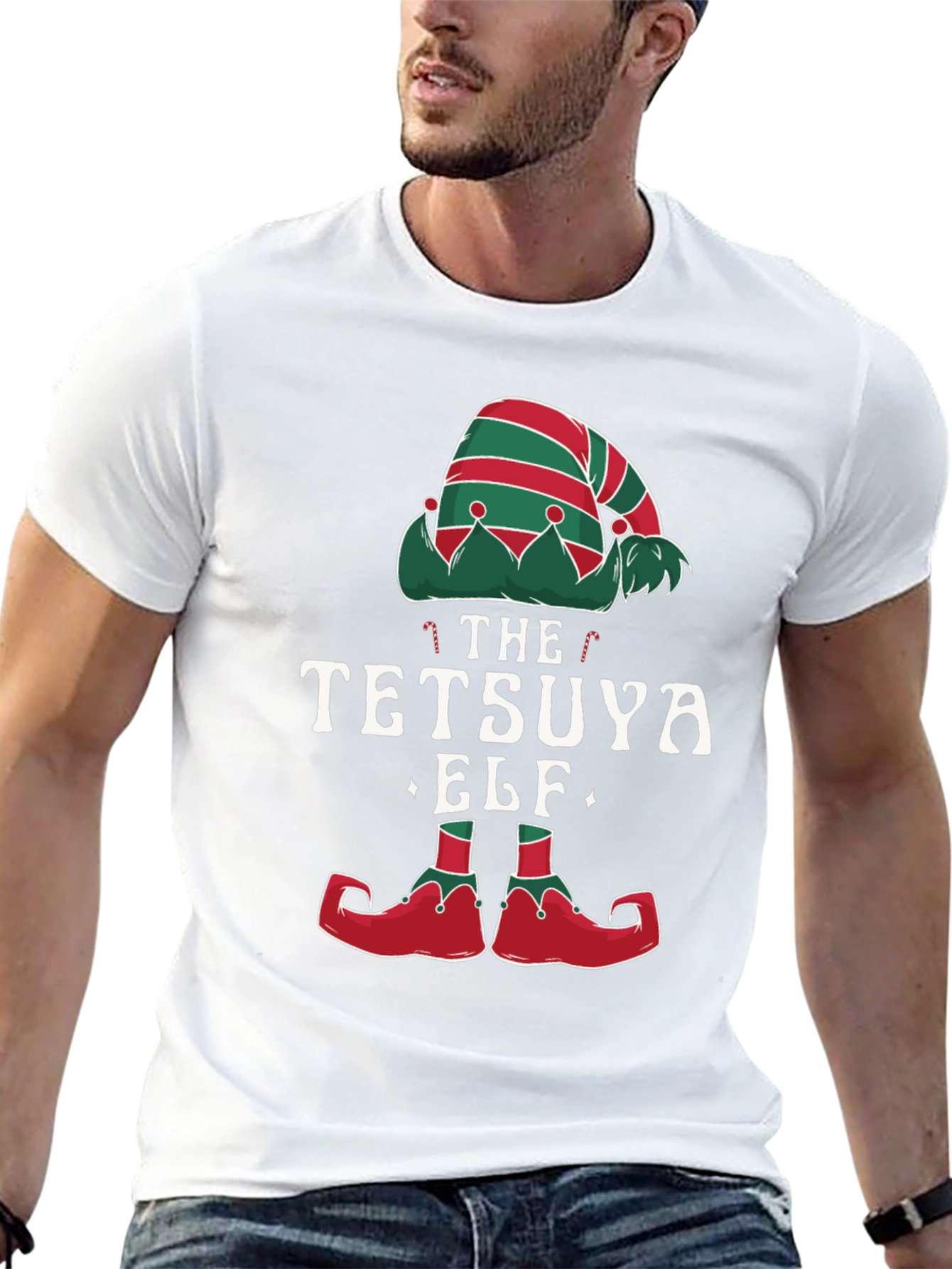 The Tetsuya Elf Funny Christmas T-Shirt