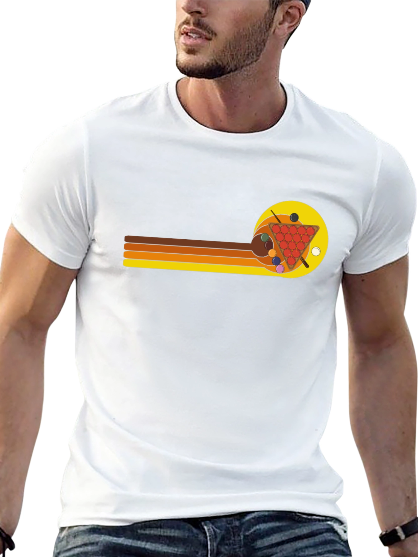 Retro Billiards T-Shirt - Pool Hall Style