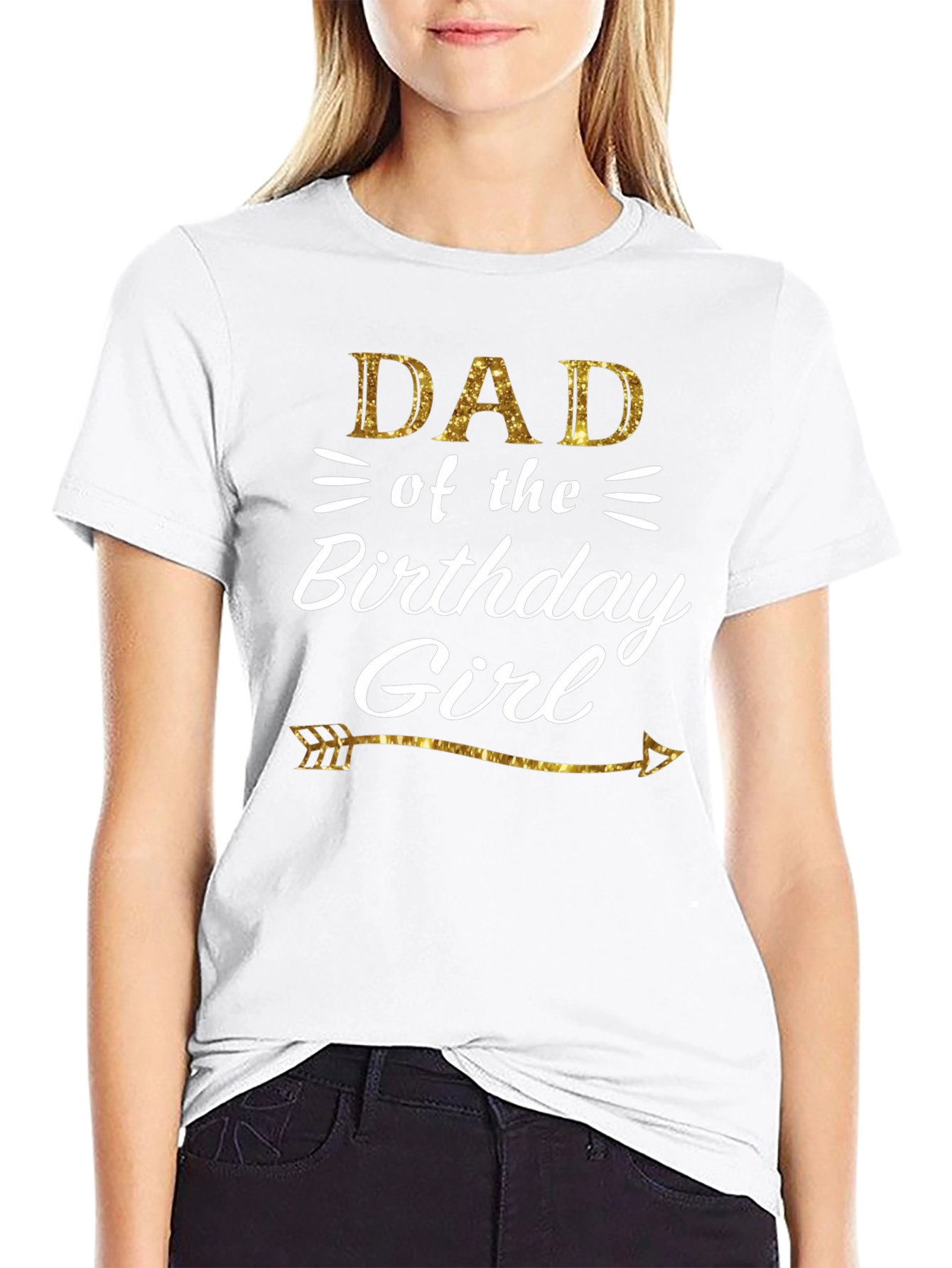 Dad of the Birthday Girl Graphic Tee