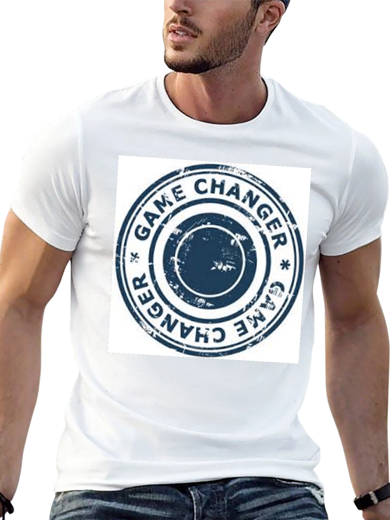 Game Changer Graphic Tee - Black Crew Neck