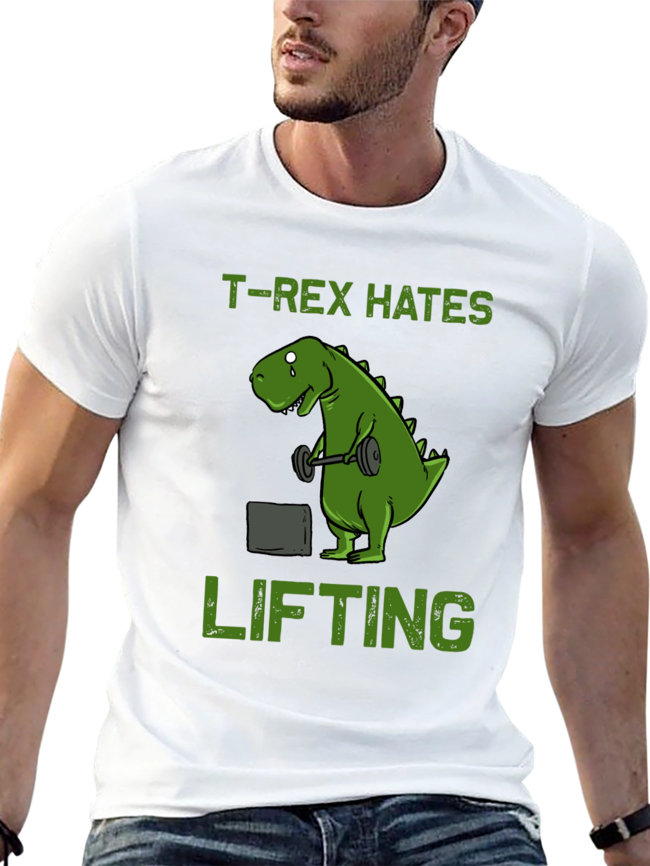T-Rex Hates Lifting T-Shirt