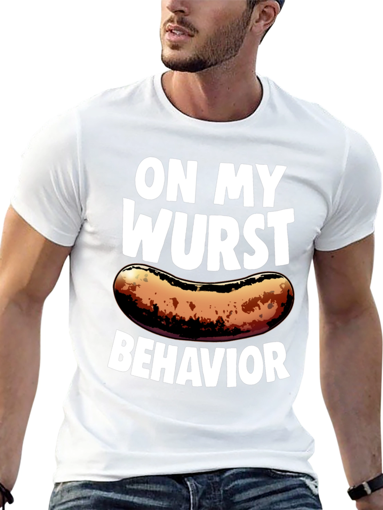 Wurst Behavior Graphic Tee - Funny Food T-Shirt