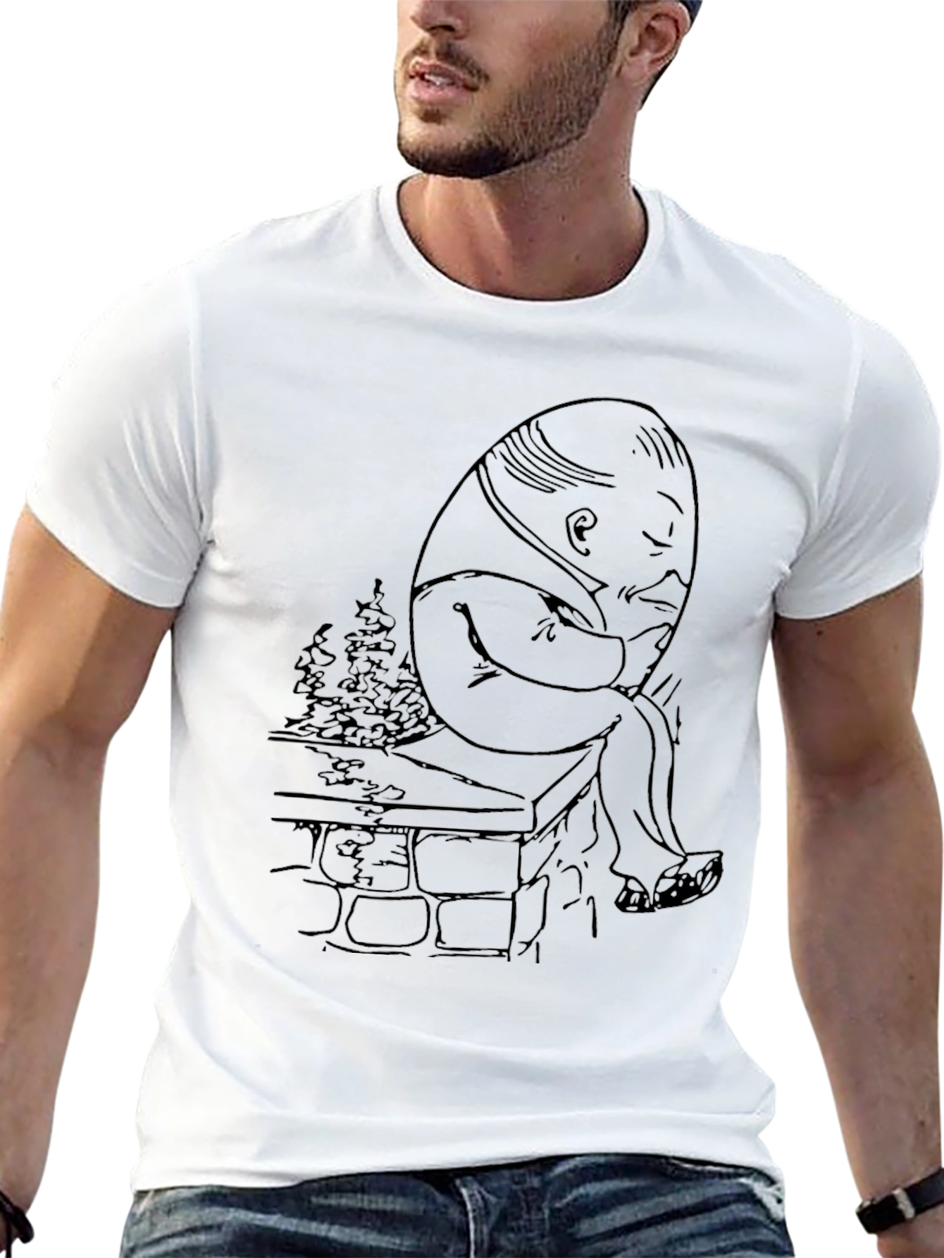 Humpty Dumpty Graphic Tee - Classic Character Design