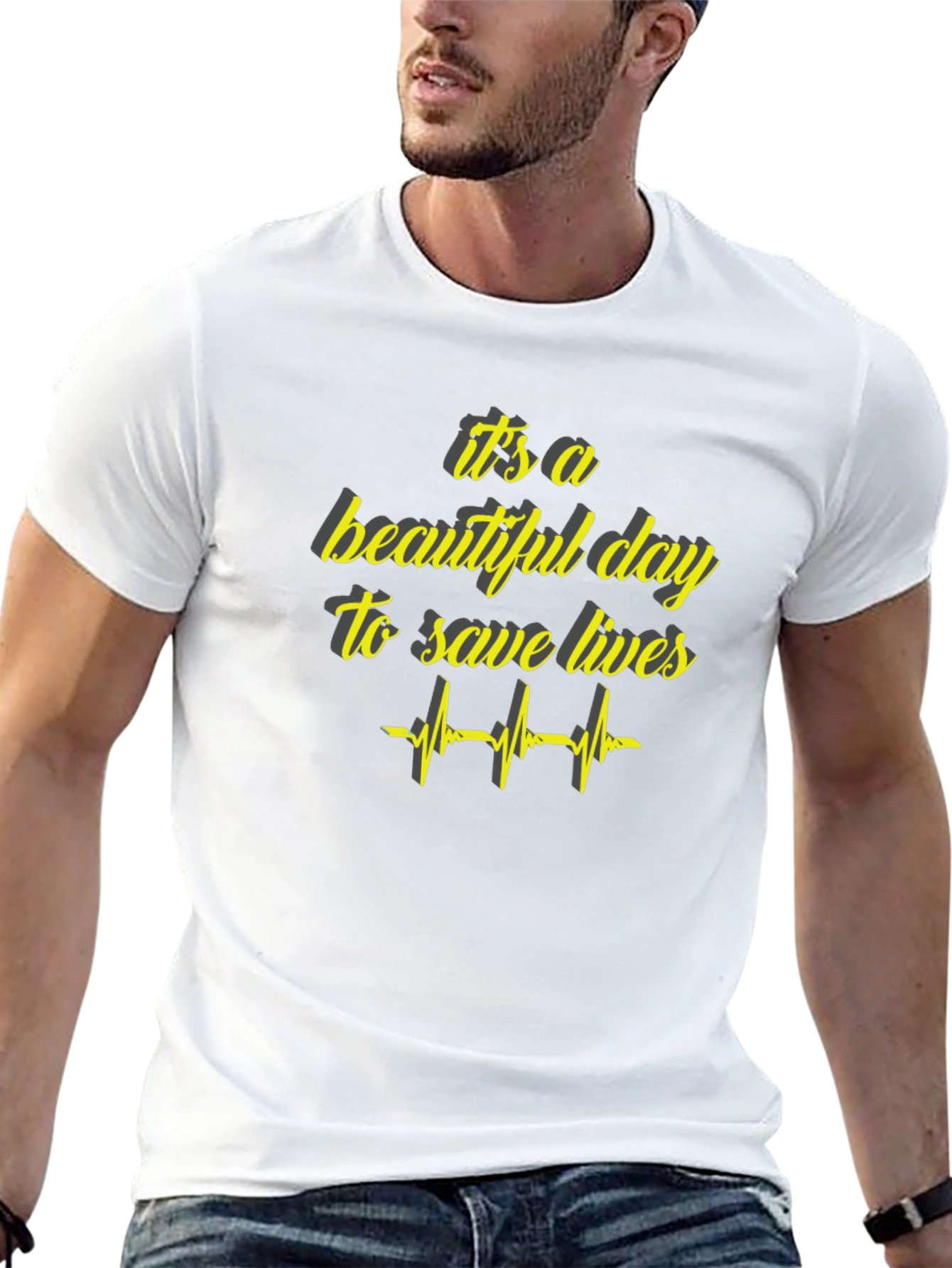 Its A Beautiful Day To Save Lives Graphic Tee