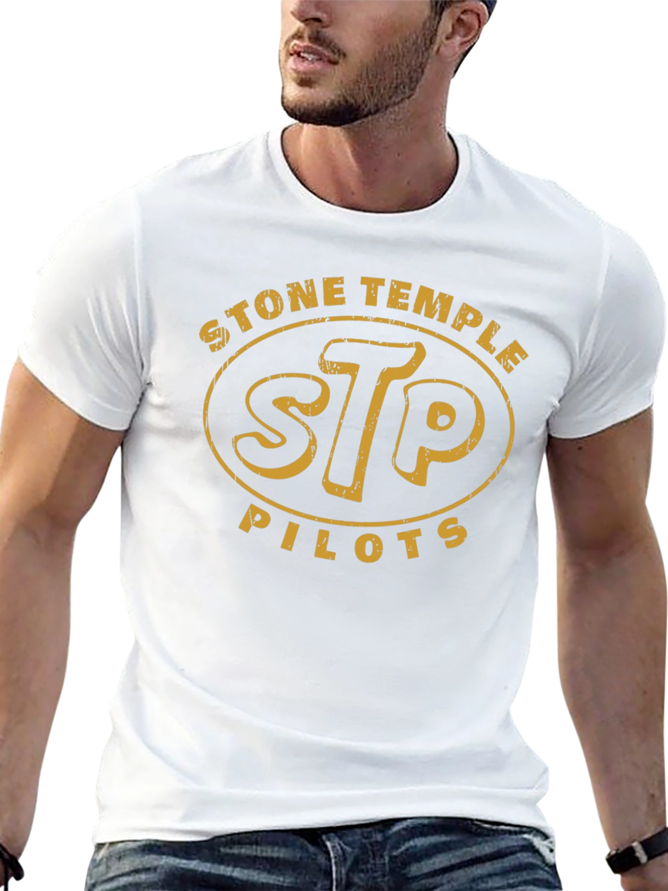 Stone Temple Pilots STP Band T-Shirt Black