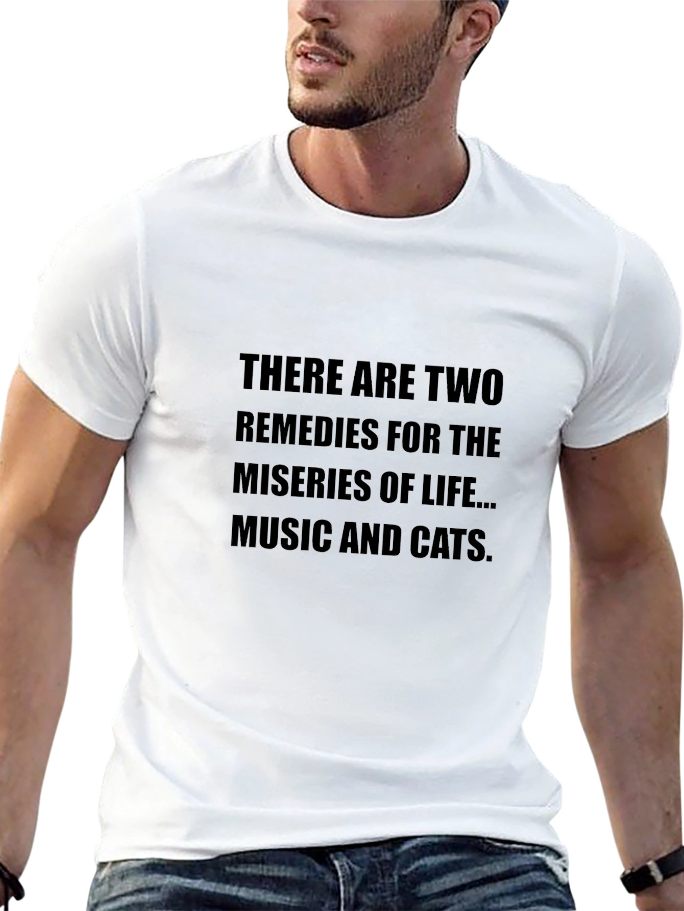 Music & Cats Remedy T-Shirt