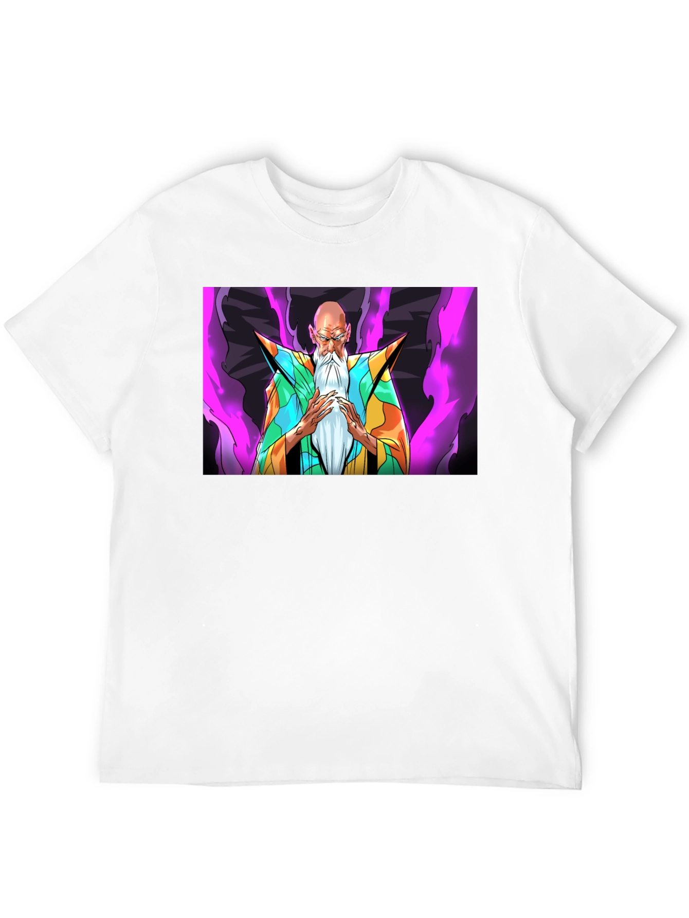 Anime Grand Master Graphic Tee - Black