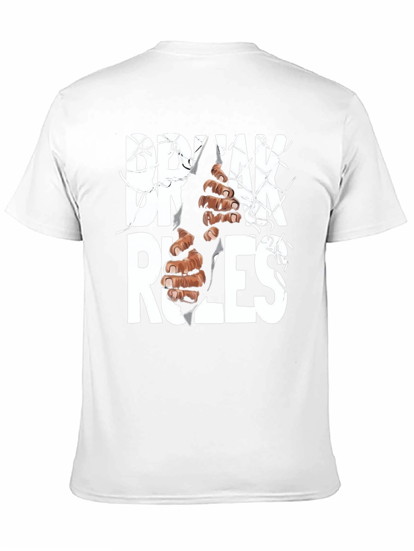 Break Rules Graphic T-Shirt - Mens Black Tee